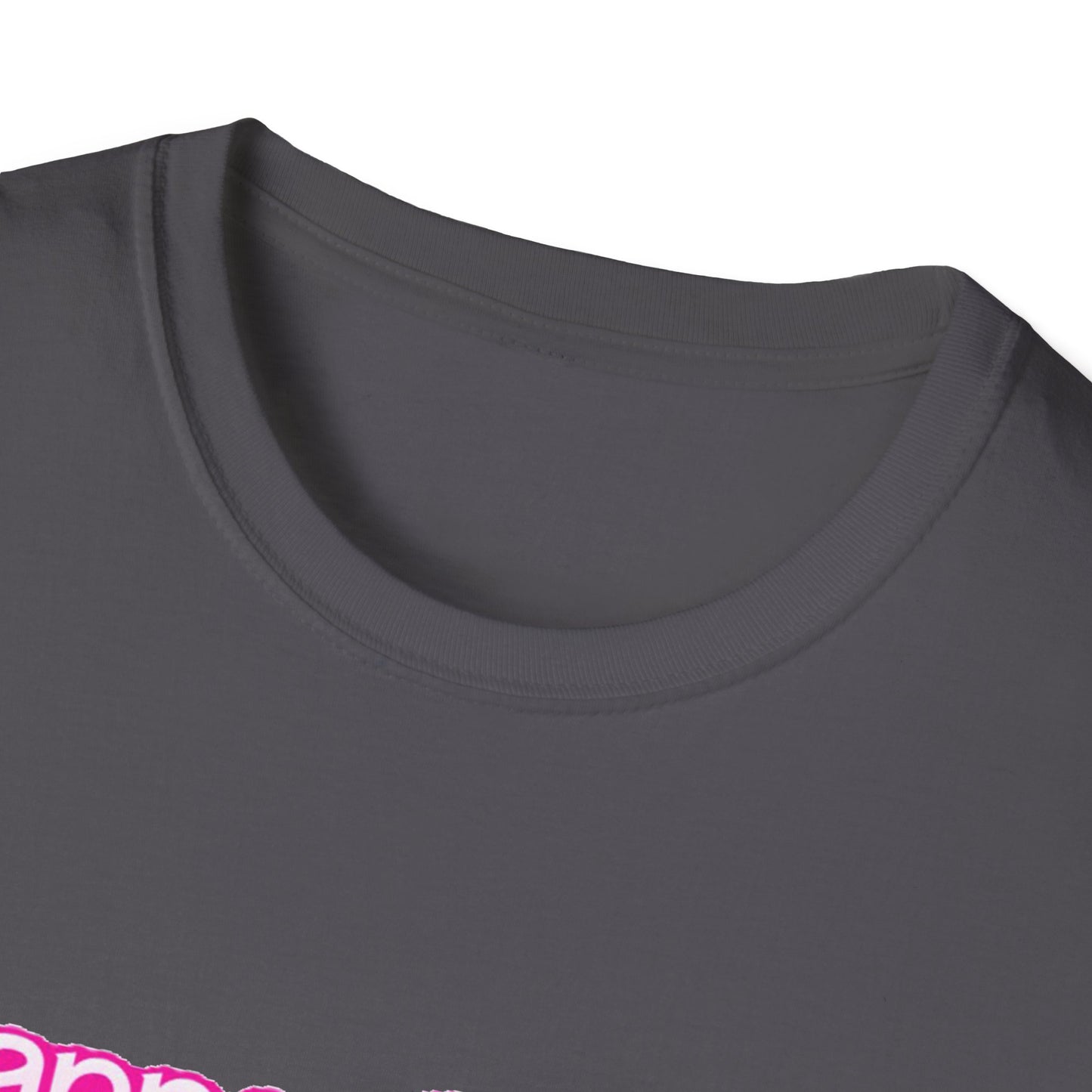 Cute Cat Face Unisex T-Shirt, Wanna Cuddle Provocative Proposition Graphic Tee, Retro Design Soft Pink Text Front Print