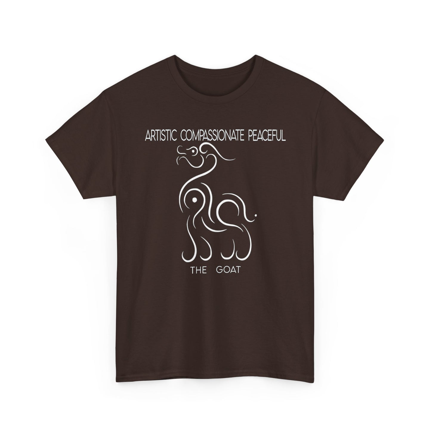 Chinese Zodiac The Goat Tee, Positive Traits Of People Born On The Years Of Goat (1967, 1979, 1991, 2003, And 2015), Compassionate, Peaceful