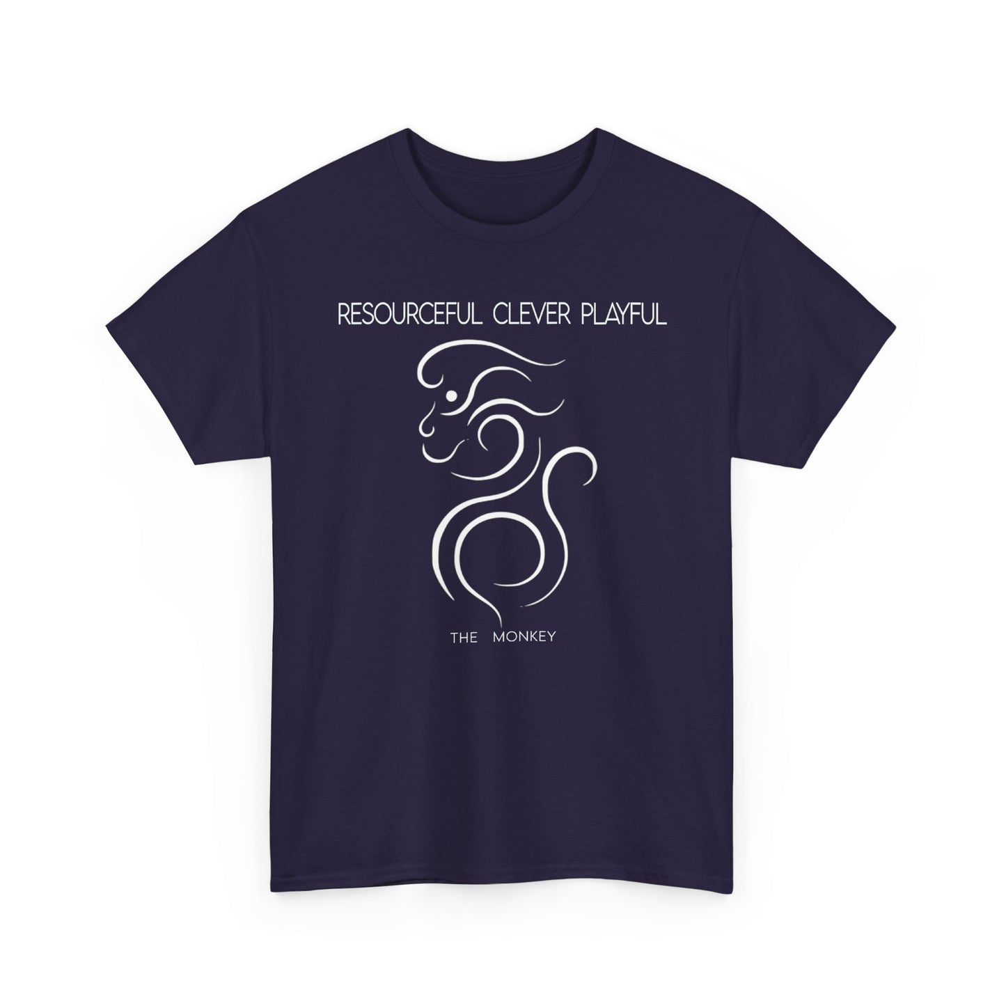Chinese Zodiac The Monkey Tee, Positive Traits Of People Born On The Years Of Monkey (1968, 1980, 1992, 2004, And 2016), Clever And Playful