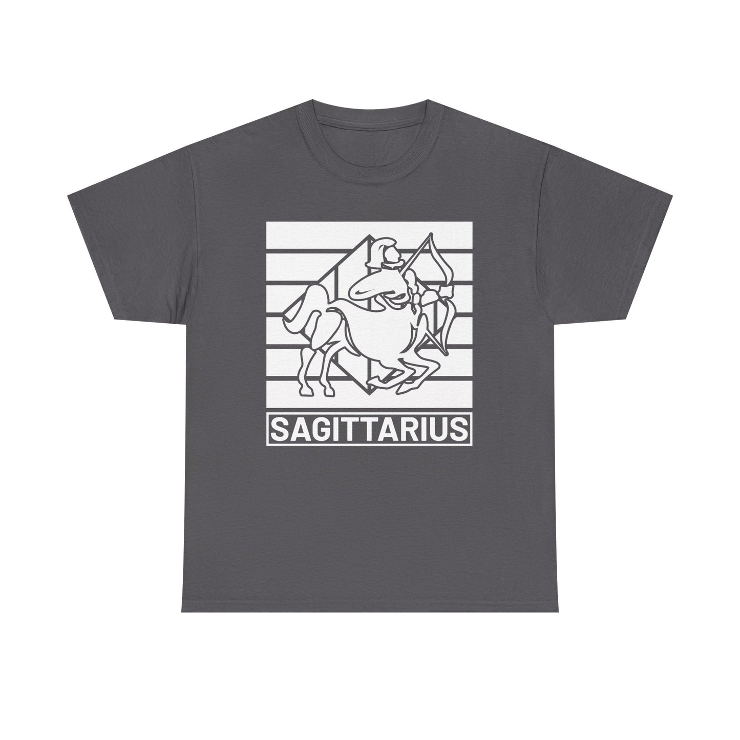 Sagittarius Unisex Heavy Cotton Tee, Zodiac Sign Shirt, Astrology Lover Gift, Vintage Tee, Horoscope Apparel, Retro Fashion