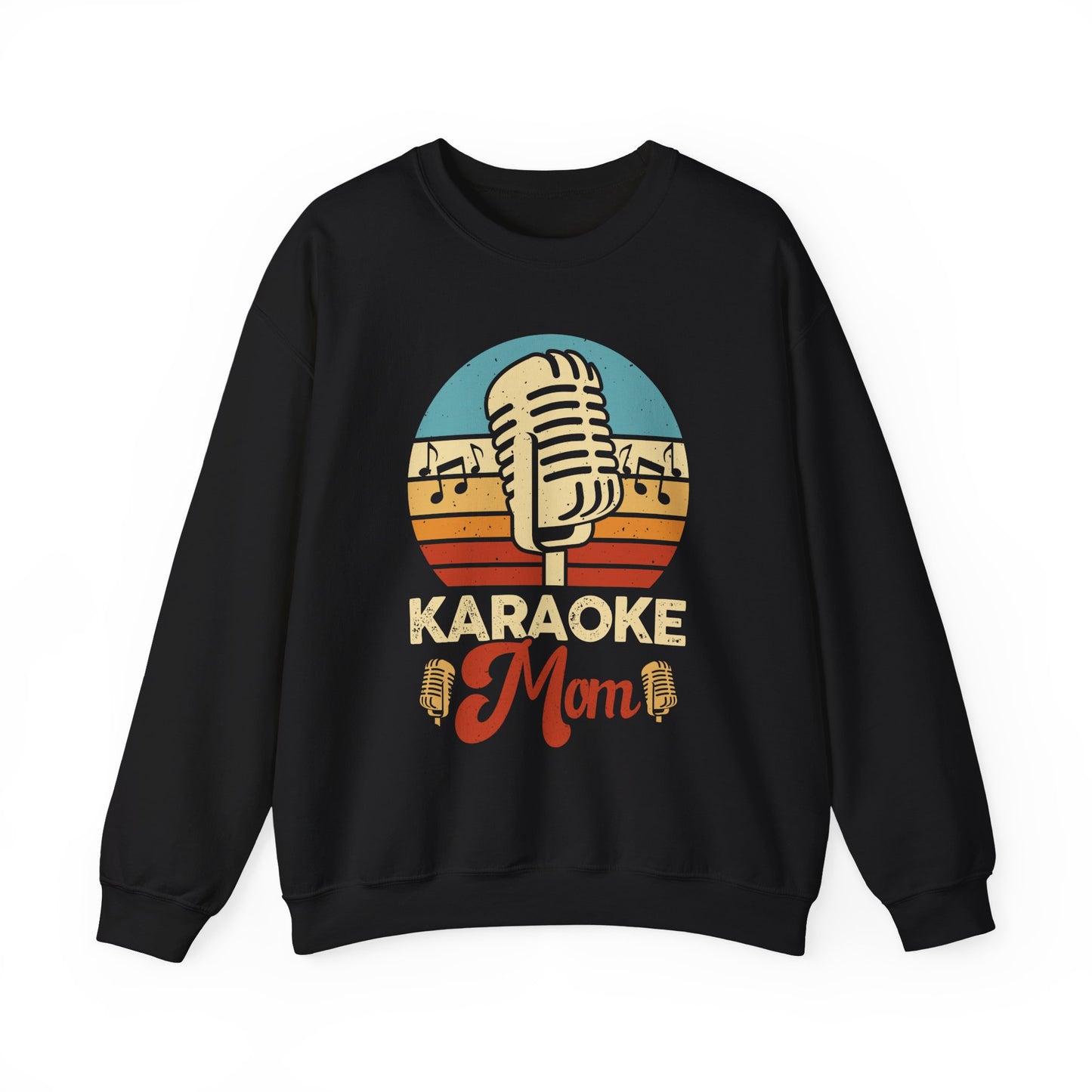 Karaoke Vibe Crewneck Sweatshirt, Generational Nostalgia, Karaoke Mom and Dad, Unisex Jumper, Music Lover Gift, Retro Sweatshirt, Family Fun
