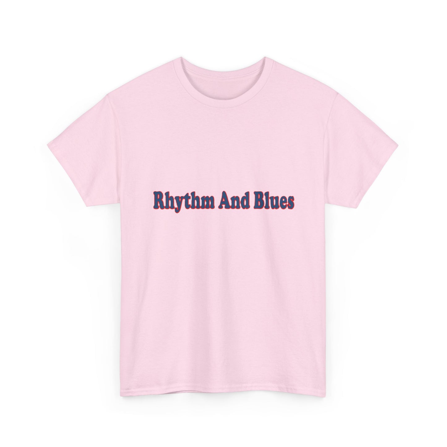 Music Nostalgia Rhythm And Blues Unisex Cotton Shirt, Colorful Boho and Hippie Style Top, Artistic Typographic Design Shirt