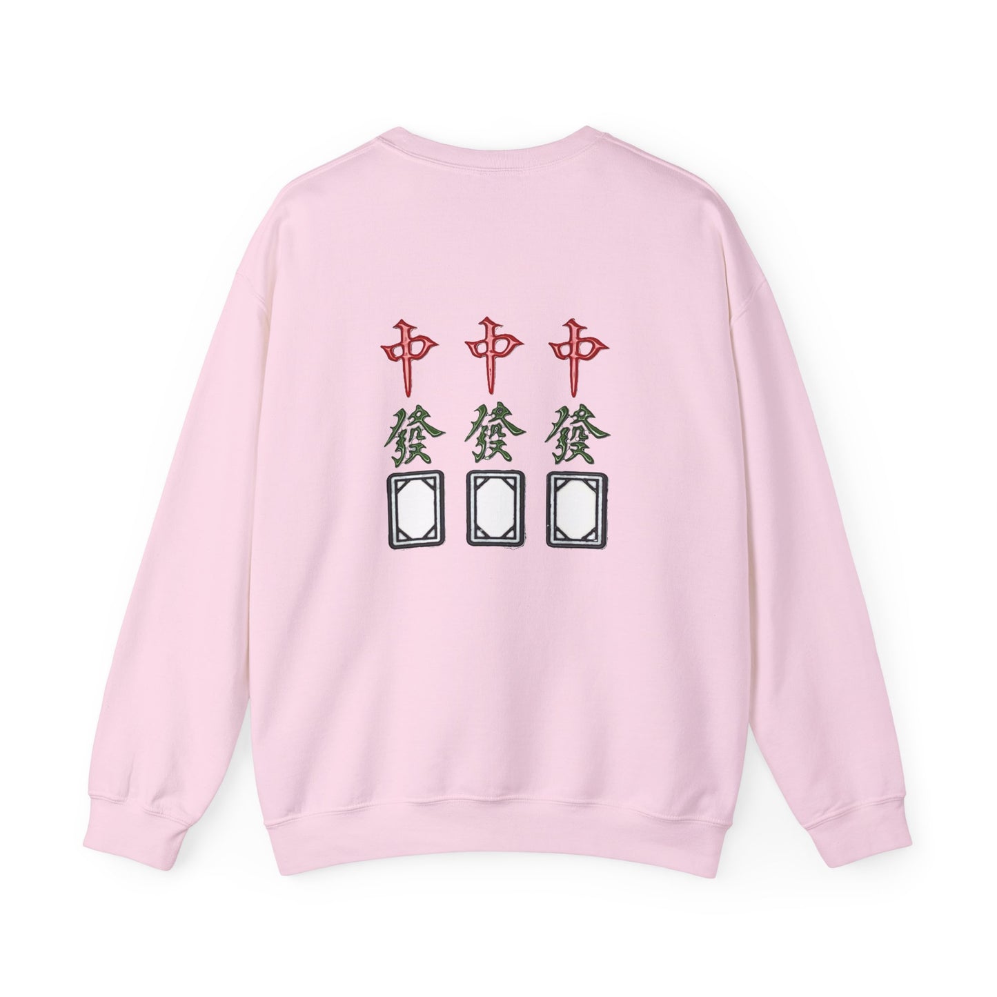 Gambler's Metaphor Mahjong Tiles Unisex Sweatshirt, Dragon Winds Dice Design, Mahjong Enthusiast Gift, Cozy Jumper, Gamer Apparel