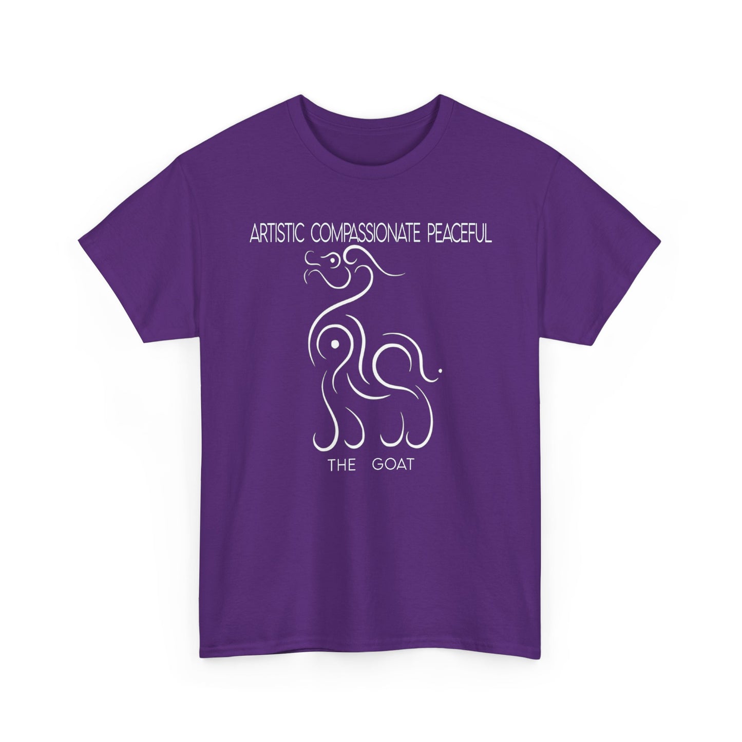 Chinese Zodiac The Goat Tee, Positive Traits Of People Born On The Years Of Goat (1967, 1979, 1991, 2003, And 2015), Compassionate, Peaceful