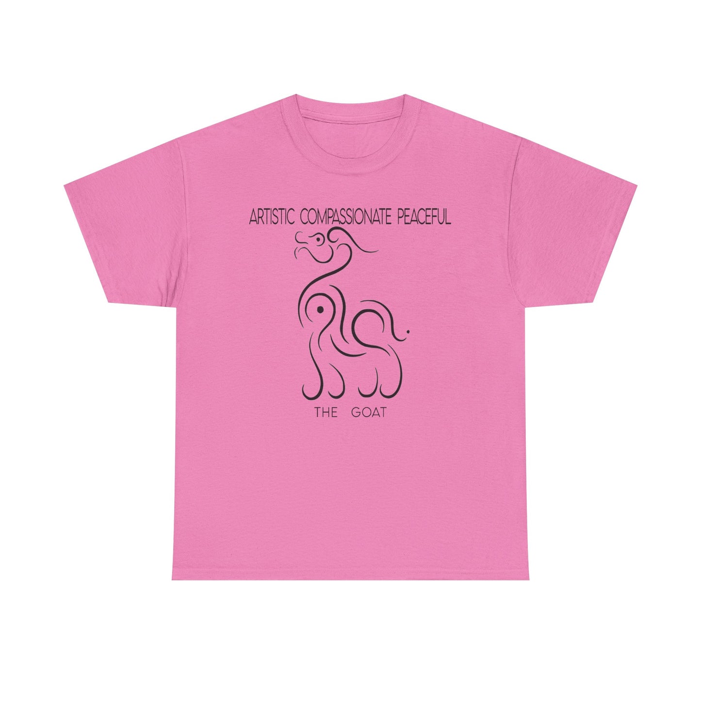 Chinese Zodiac The Goat Tee, Positive Traits Of People Born On The Years Of Goat (1969, 1979, 1991, 2003, And 2015), Artistic And Peaceful