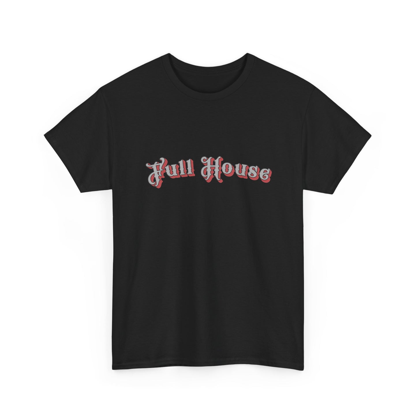 Full House Gambler's Metaphor Unisex Tee shirt - Casino Game Design, Card Player Gift, Card Game Lover Shirt, Card Shark Pullover