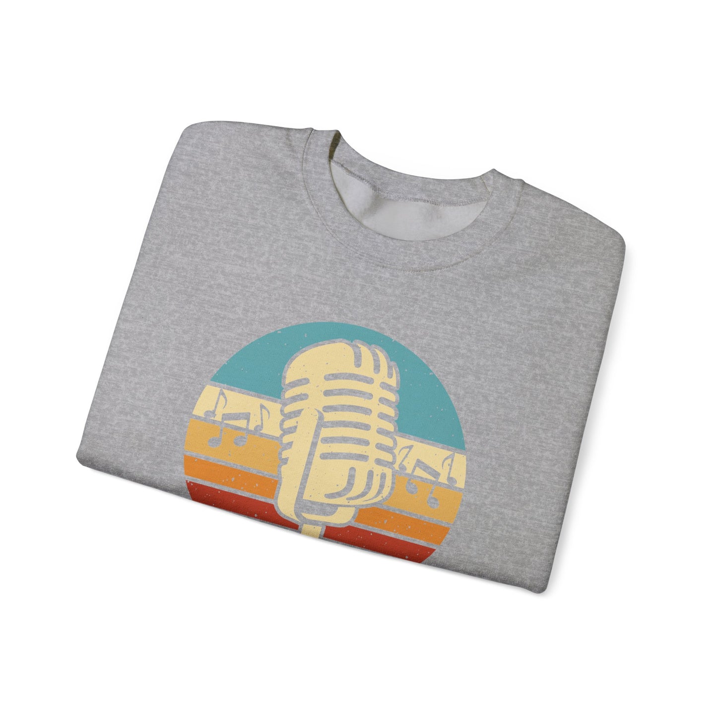 Karaoke Vibe Crewneck Sweatshirt, Generational Nostalgia, Karaoke Mom and Dad, Unisex Jumper, Music Lover Gift, Retro Sweatshirt, Family Fun