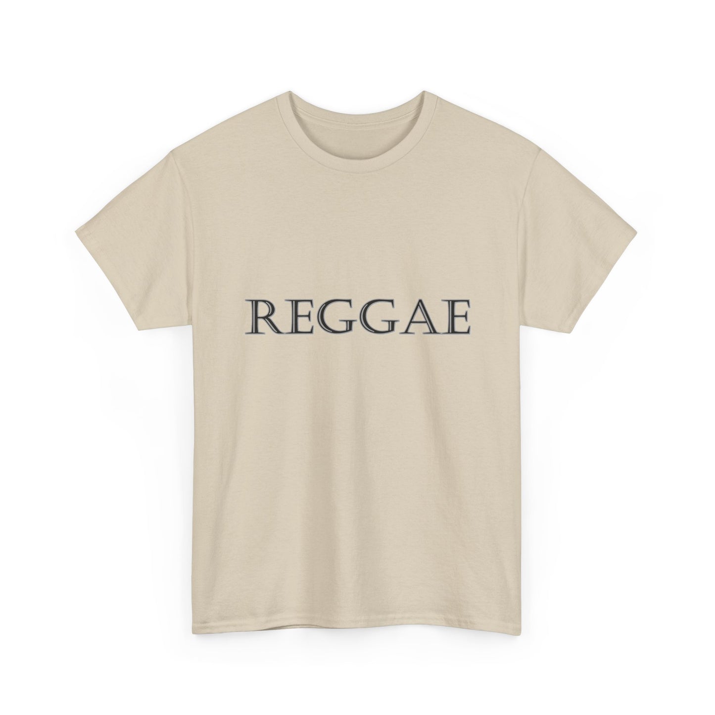 Music Nostalgia Reggae Unisex Cotton Shirt, Retro Boho and Hippie Style Top, Artistic Typographic Design Shirt For Music Lovers