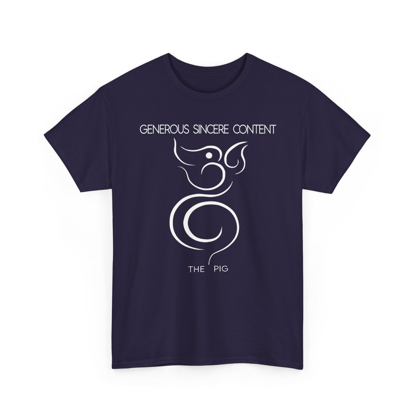 Chinese Zodiac The Pig Tee , Positive Traits Of People Born On The Years Of The Pig (1959, 1971, 1983, 1995, And 2007), Generous And Content