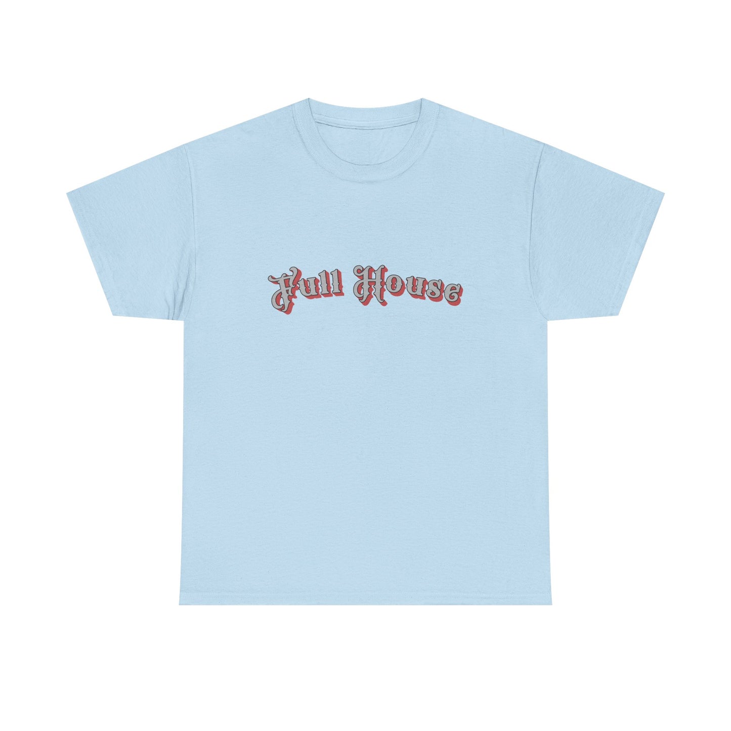 Full House Gambler's Metaphor Unisex Tee shirt - Casino Game Design, Card Player Gift, Card Game Lover Shirt, Card Shark Pullover
