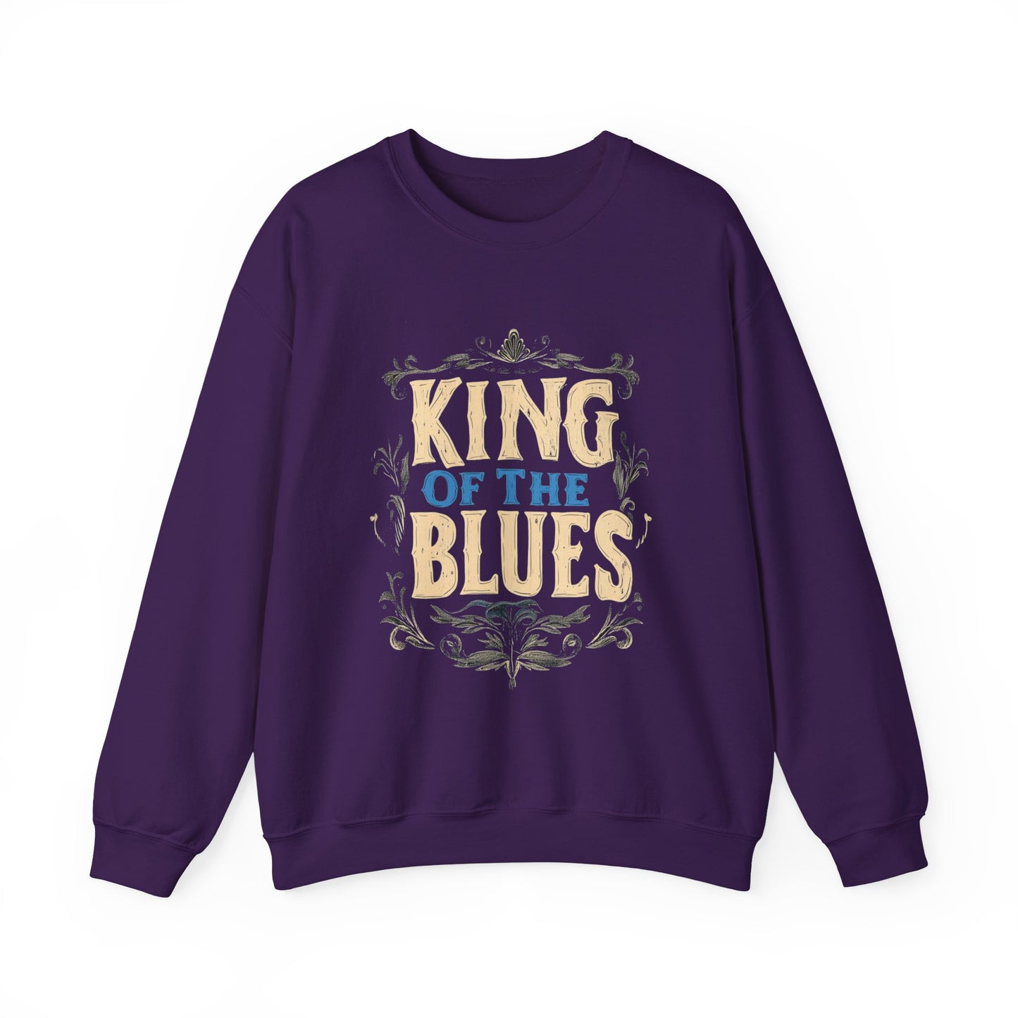 King of the Blues Sweatshirt, Music Nostalgia Crewneck, Rhythm and Blues Jumper, Unisex Band Merch, Blues Music Apparel