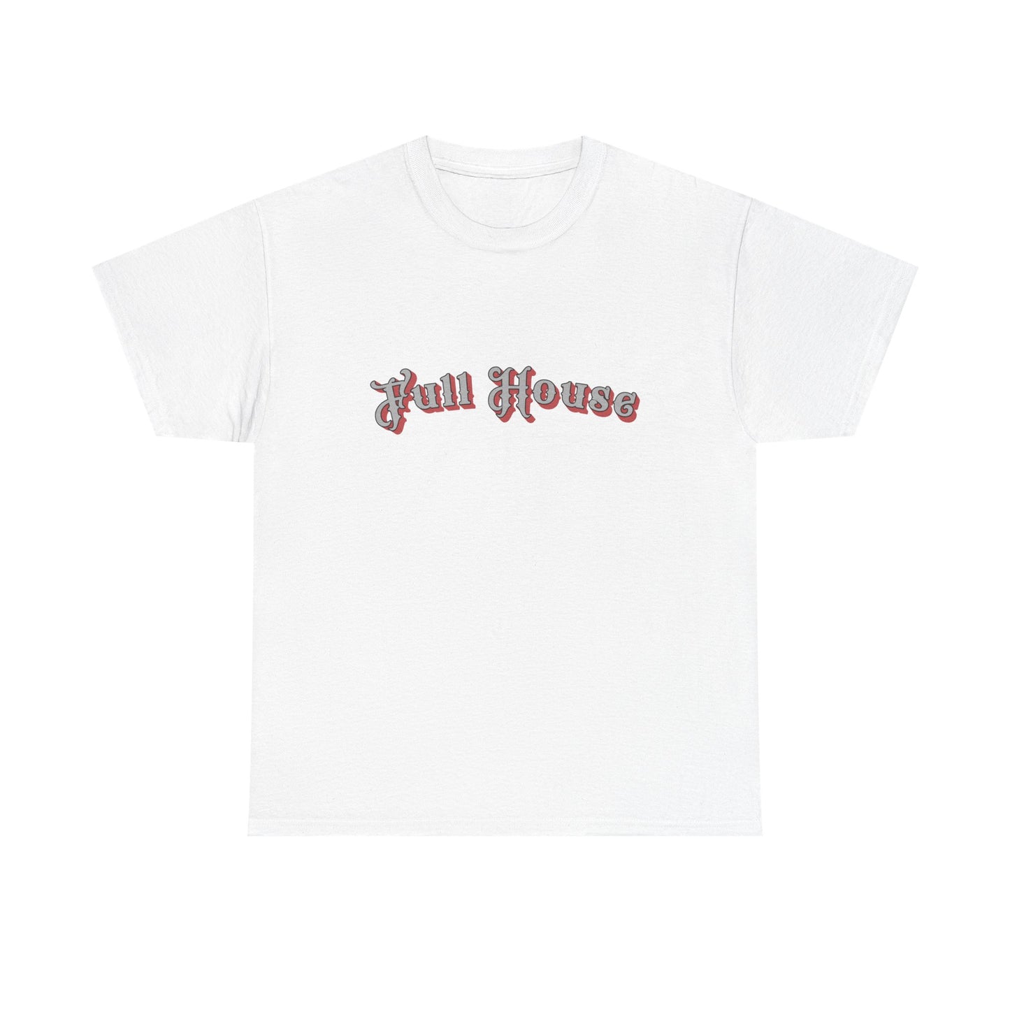Full House Gambler's Metaphor Unisex Tee shirt - Casino Game Design, Card Player Gift, Card Game Lover Shirt, Card Shark Pullover