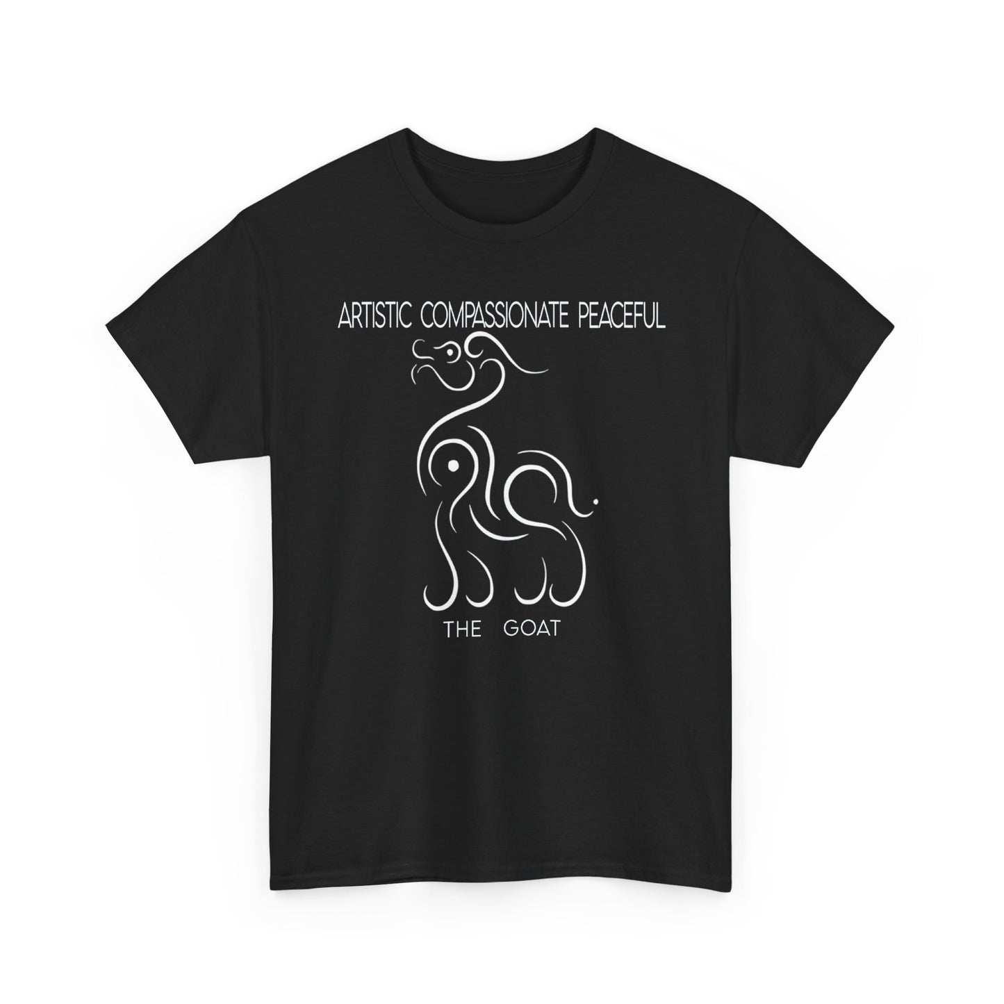 Chinese Zodiac The Goat Tee, Positive Traits Of People Born On The Years Of Goat (1967, 1979, 1991, 2003, And 2015), Compassionate, Peaceful