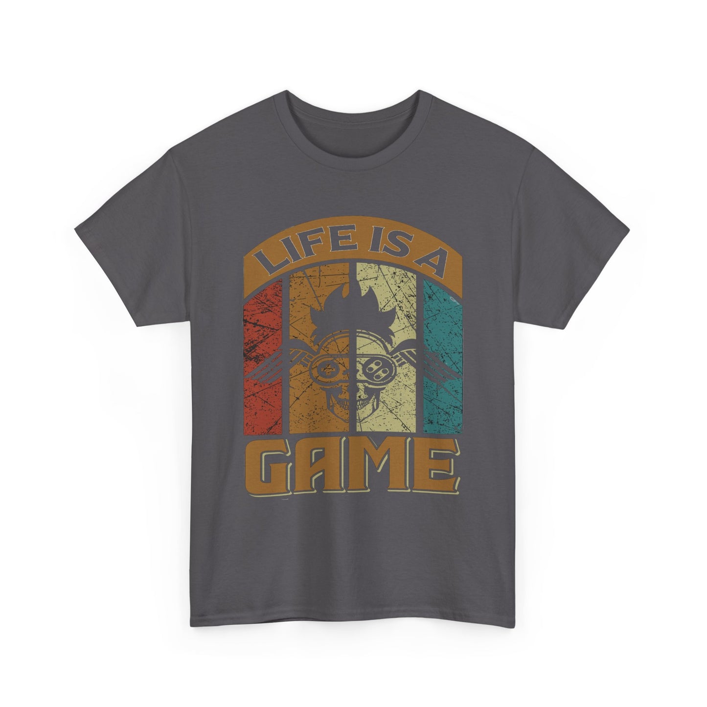 Retro Wisdom Unisex Tee, Life is a Game Graphic T-Shirt, Words of Wisdom Shirt, Vintage Inspirational Tee, Quote Tee Gift, Retro Graphic Tee