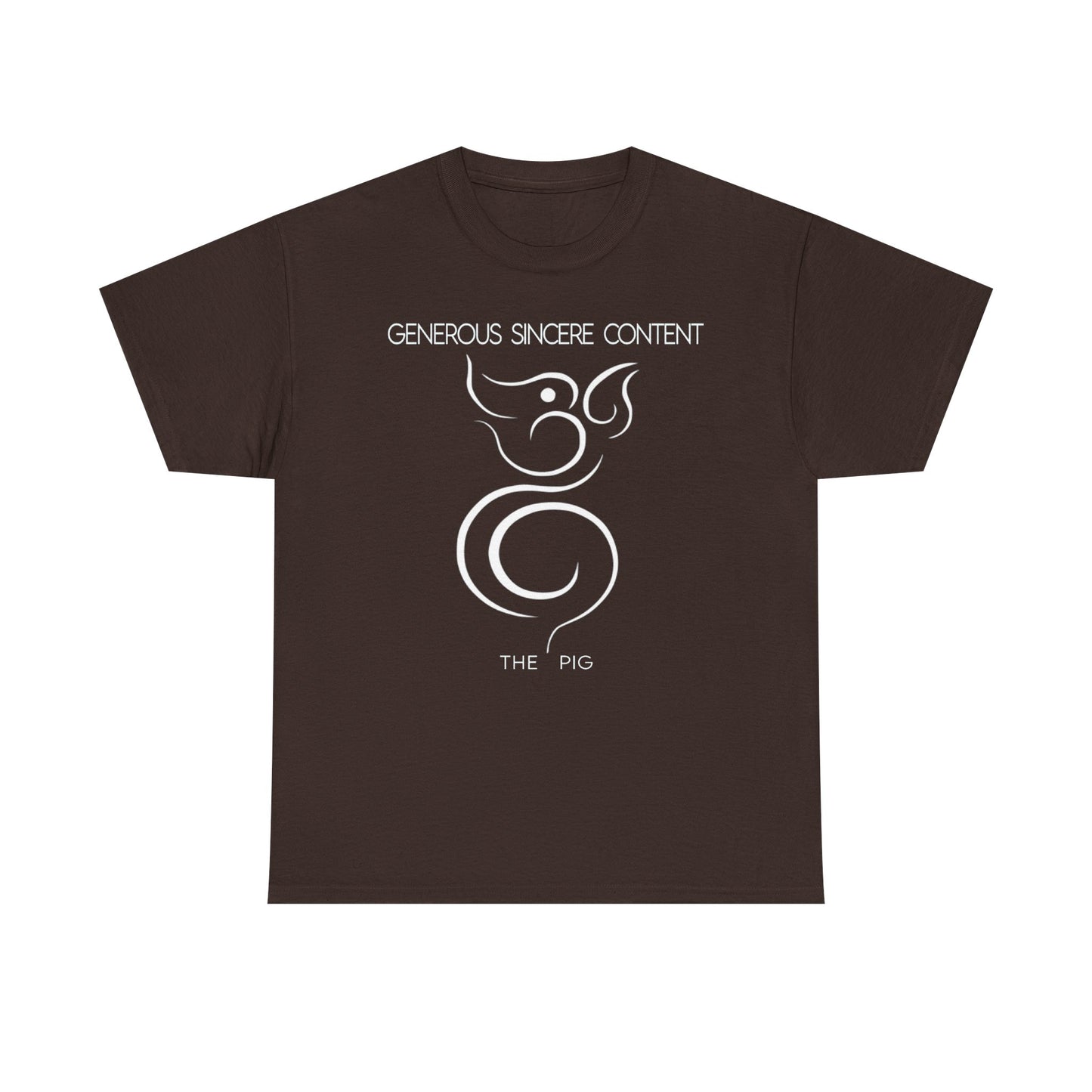 Chinese Zodiac The Pig Tee , Positive Traits Of People Born On The Years Of The Pig (1959, 1971, 1983, 1995, And 2007), Generous And Content