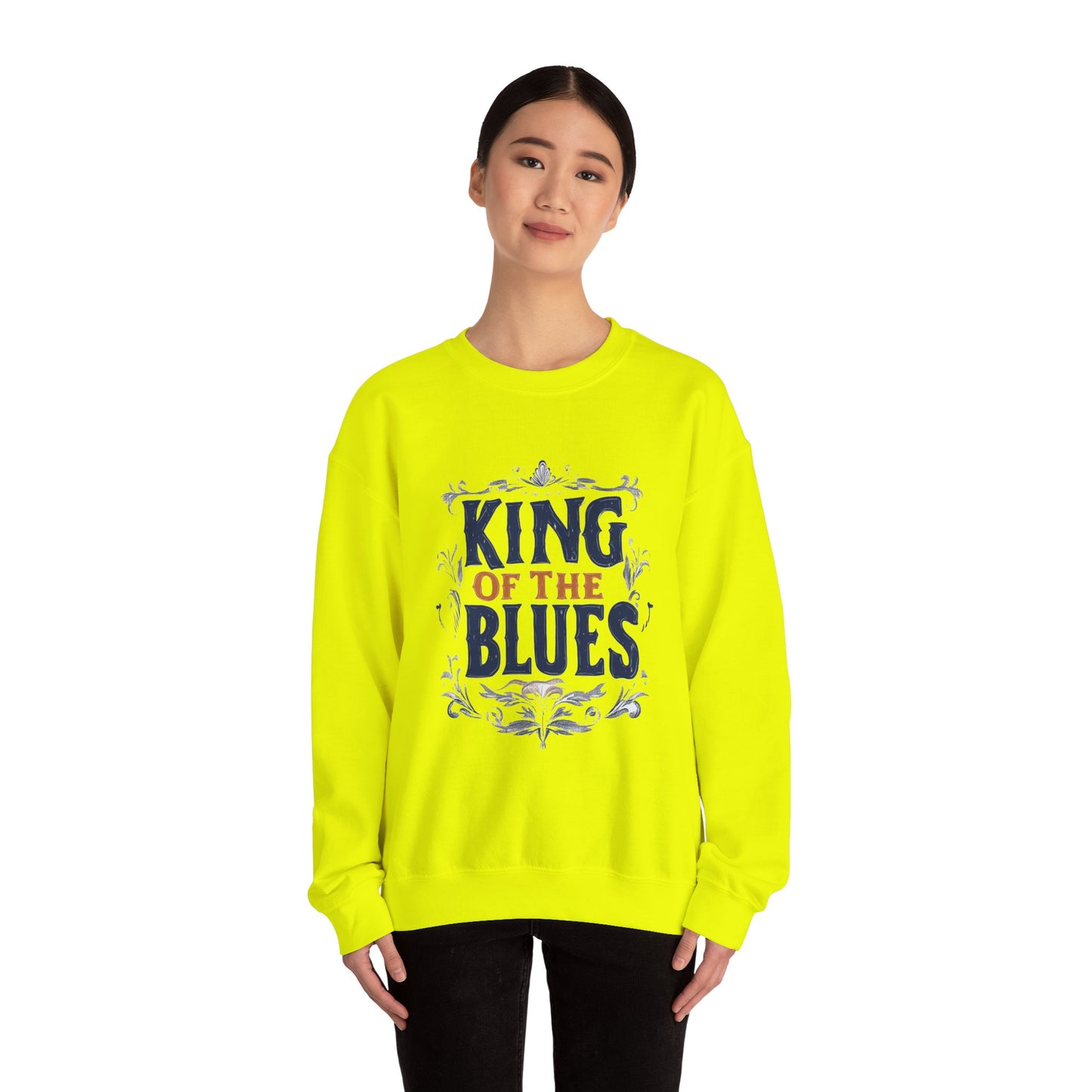 King of the Blues Sweatshirt, Music Nostalgia Crewneck, Rhythm and Blues Jumper, Unisex Band Merch, Blues Music Apparel