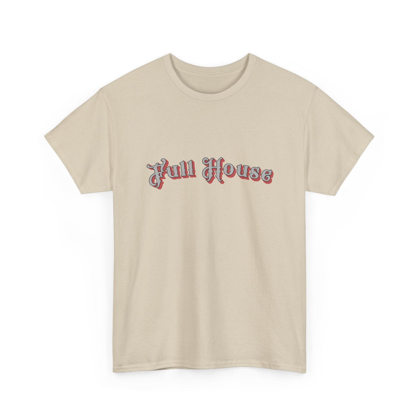 Full House Gambler's Metaphor Unisex Tee shirt - Casino Game Design, Card Player Gift, Card Game Lover Shirt, Card Shark Pullover