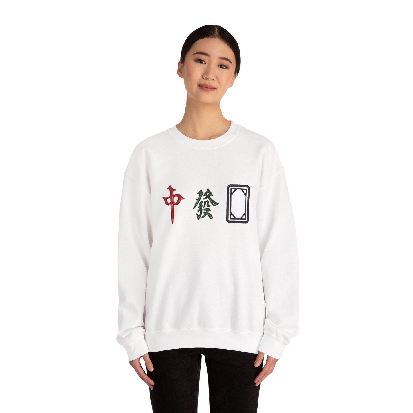 Mahjong Inspired Sweatshirt, Asian Tile Game Apparel, 3 Dragons Design, 4 Seasons Flowers Shirt, Gift for Gamers, Unisex Jumper,