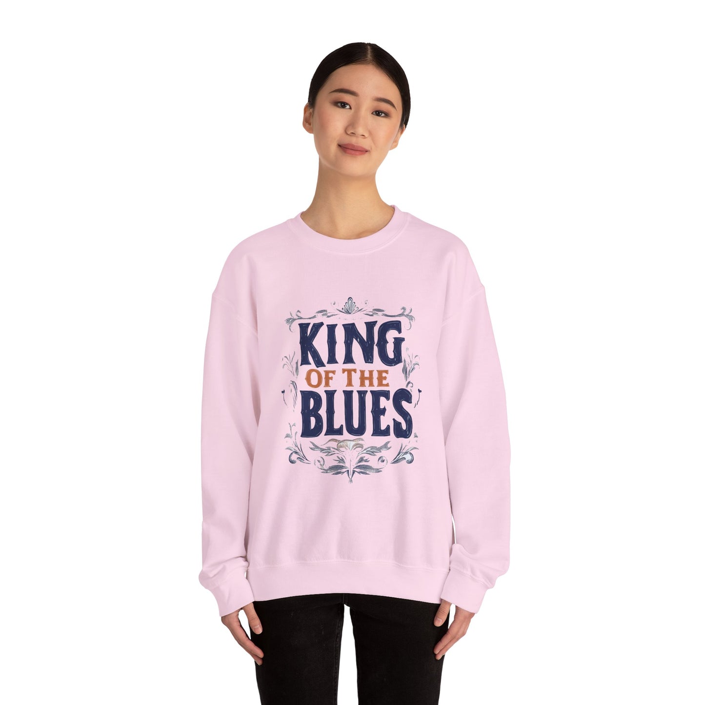 King of the Blues Sweatshirt, Music Nostalgia Crewneck, Rhythm and Blues Jumper, Unisex Band Merch, Blues Music Apparel