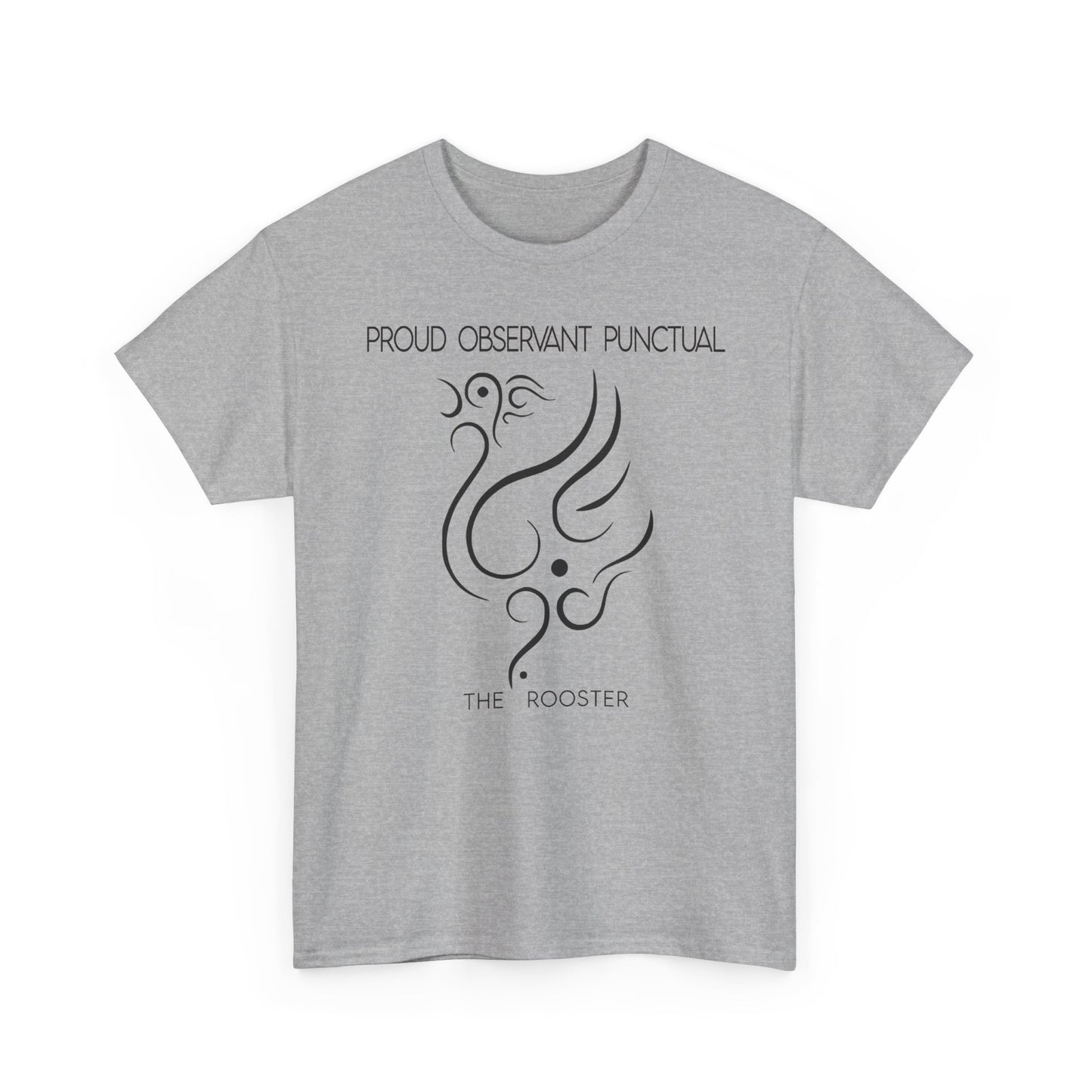 Chinese Zodiac The Rooster Tee, Positive Traits Of People Born On The Years Of The Rooster (1969, 1981, 1993 And 2005), Proud And Observant