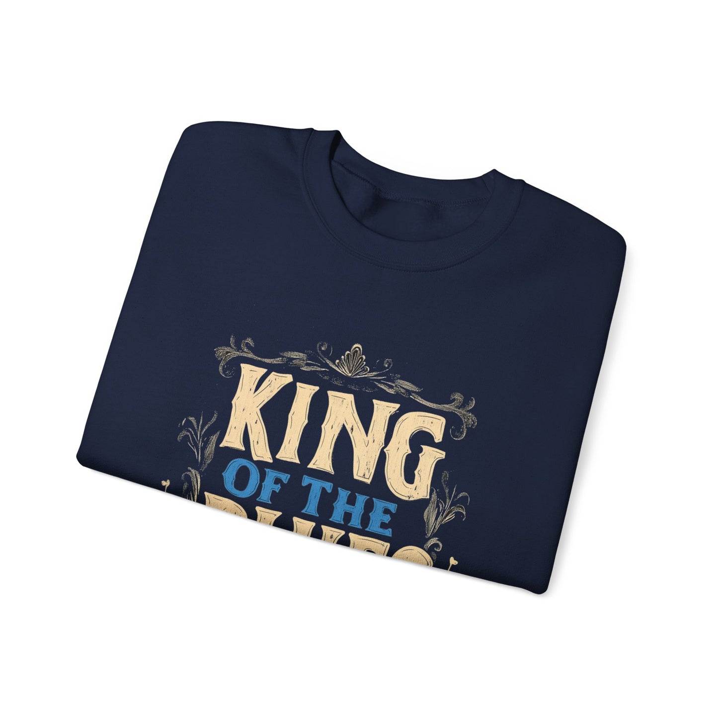 King of the Blues Sweatshirt, Music Nostalgia Crewneck, Rhythm and Blues Jumper, Unisex Band Merch, Blues Music Apparel