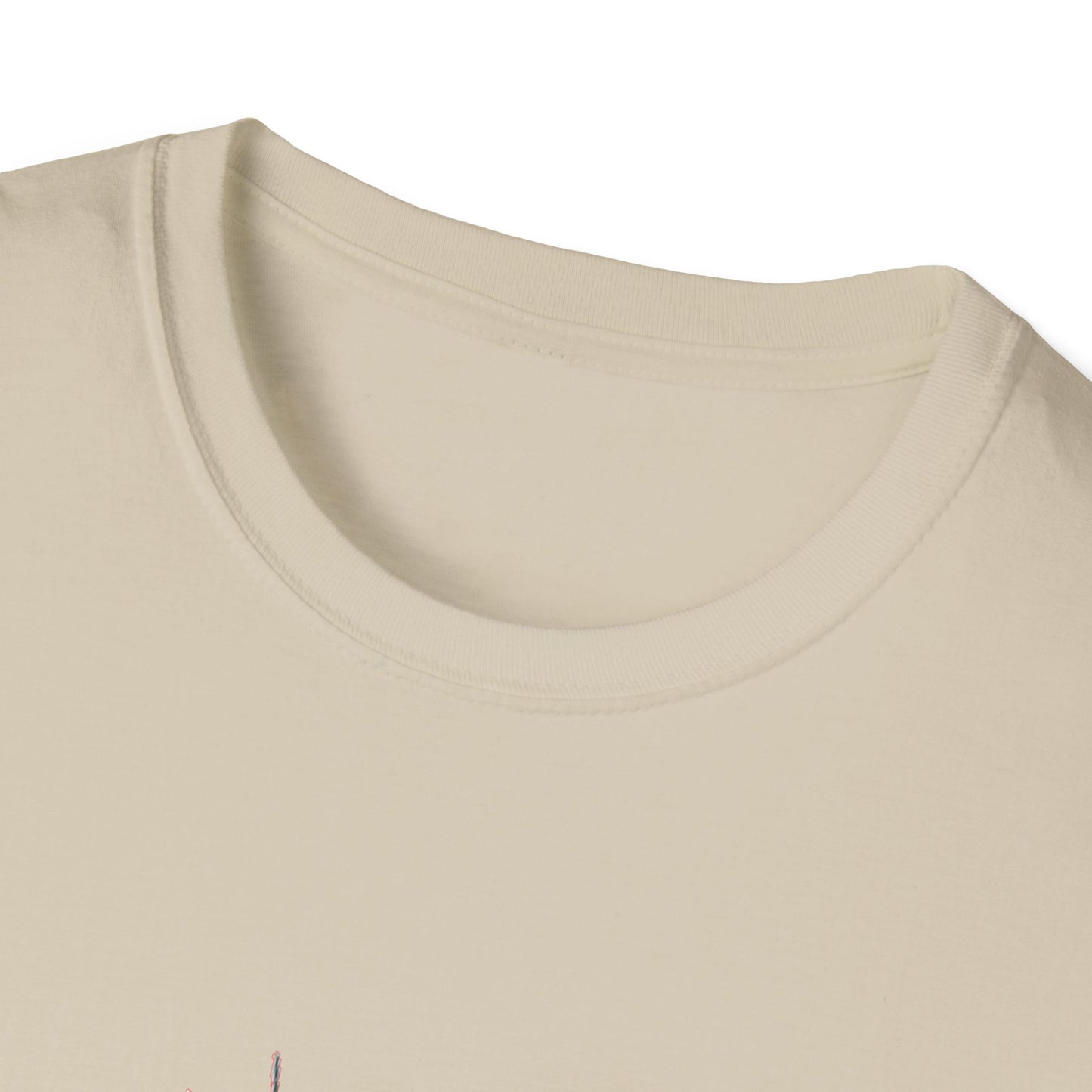 Cute Cat Face Unisex Soft-style T-Shirt, Scaredy Cat Face for Cat Ladies, Cat Moms and Cat Lovers Graphic Tee