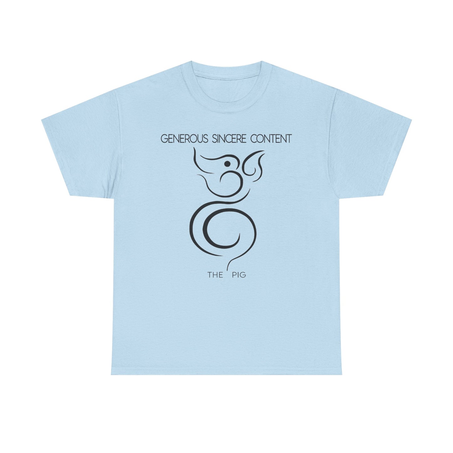 Chinese Zodiac The Pig Tee, Positive Traits Of People Born On The Years Of The Pig (1959, 1971, 1995, and 2007), Generous And Sincere