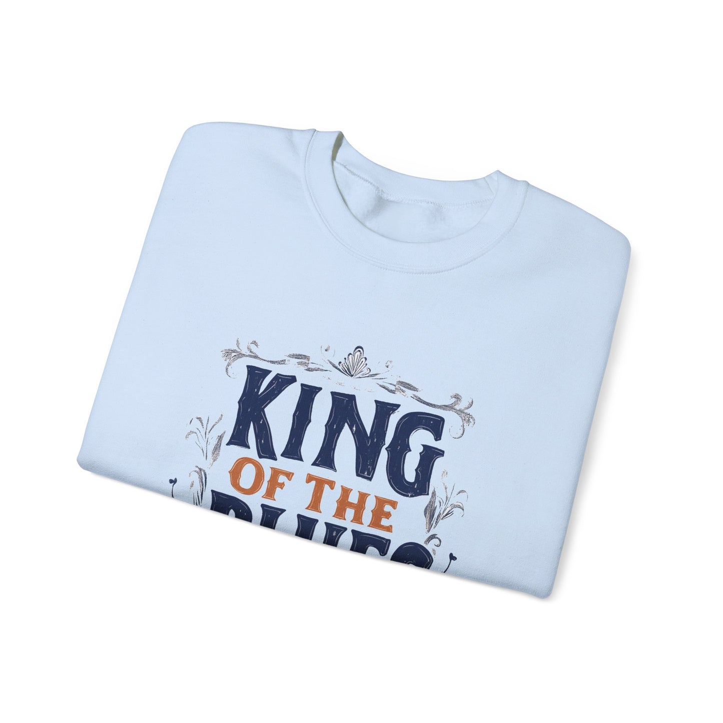 King of the Blues Sweatshirt, Music Nostalgia Crewneck, Rhythm and Blues Jumper, Unisex Band Merch, Blues Music Apparel