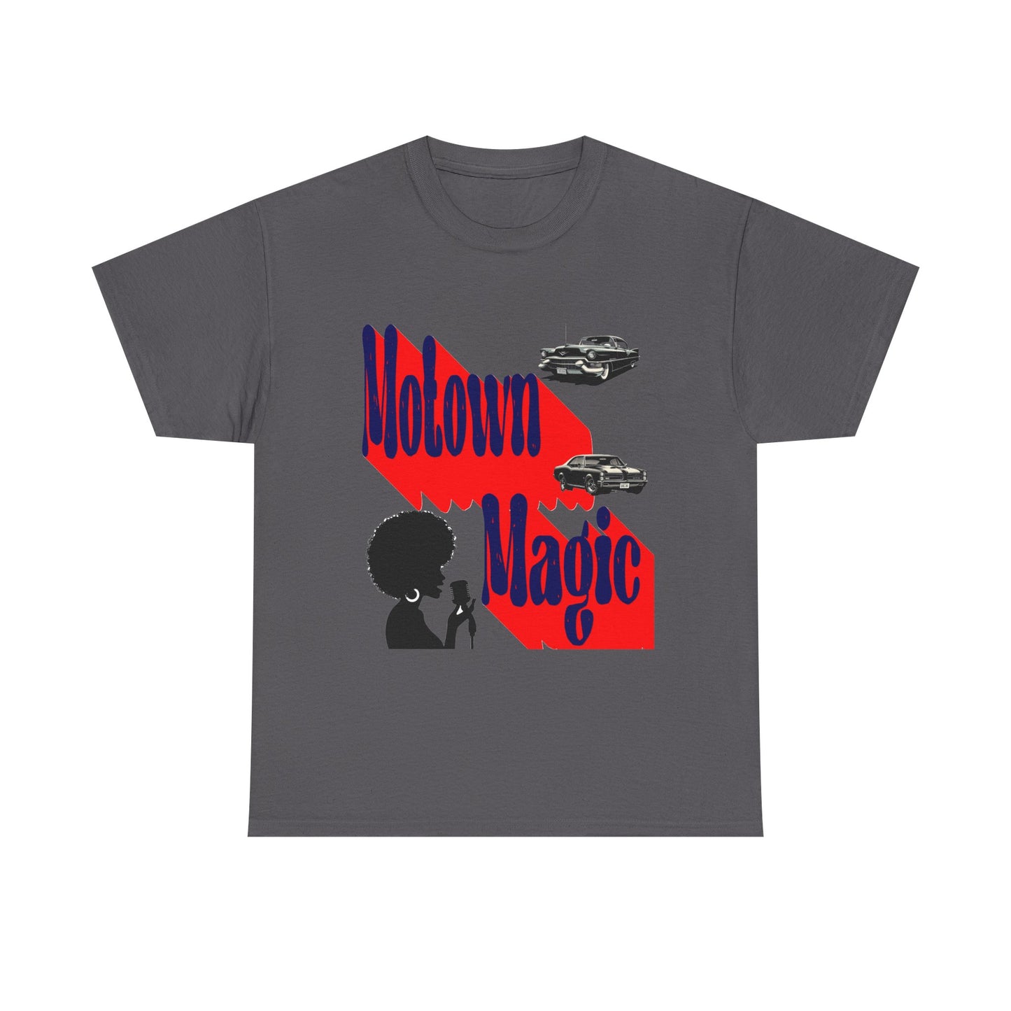 Music Nostalgia Unisex Cotton T-shirt, Motown Magic Vibe Top, Boho Style Spectacular Artistic Graphic Design shirt