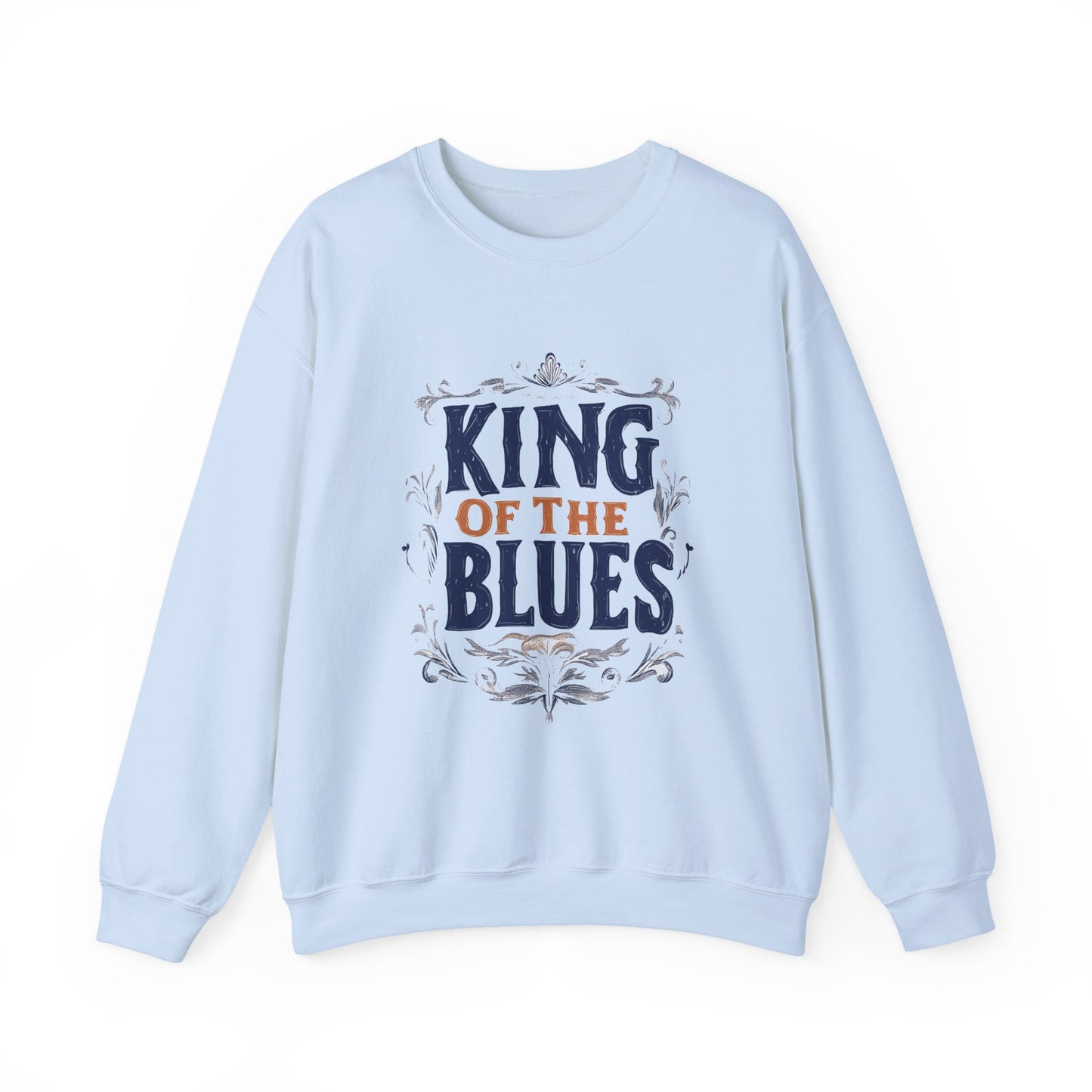 King of the Blues Sweatshirt, Music Nostalgia Crewneck, Rhythm and Blues Jumper, Unisex Band Merch, Blues Music Apparel