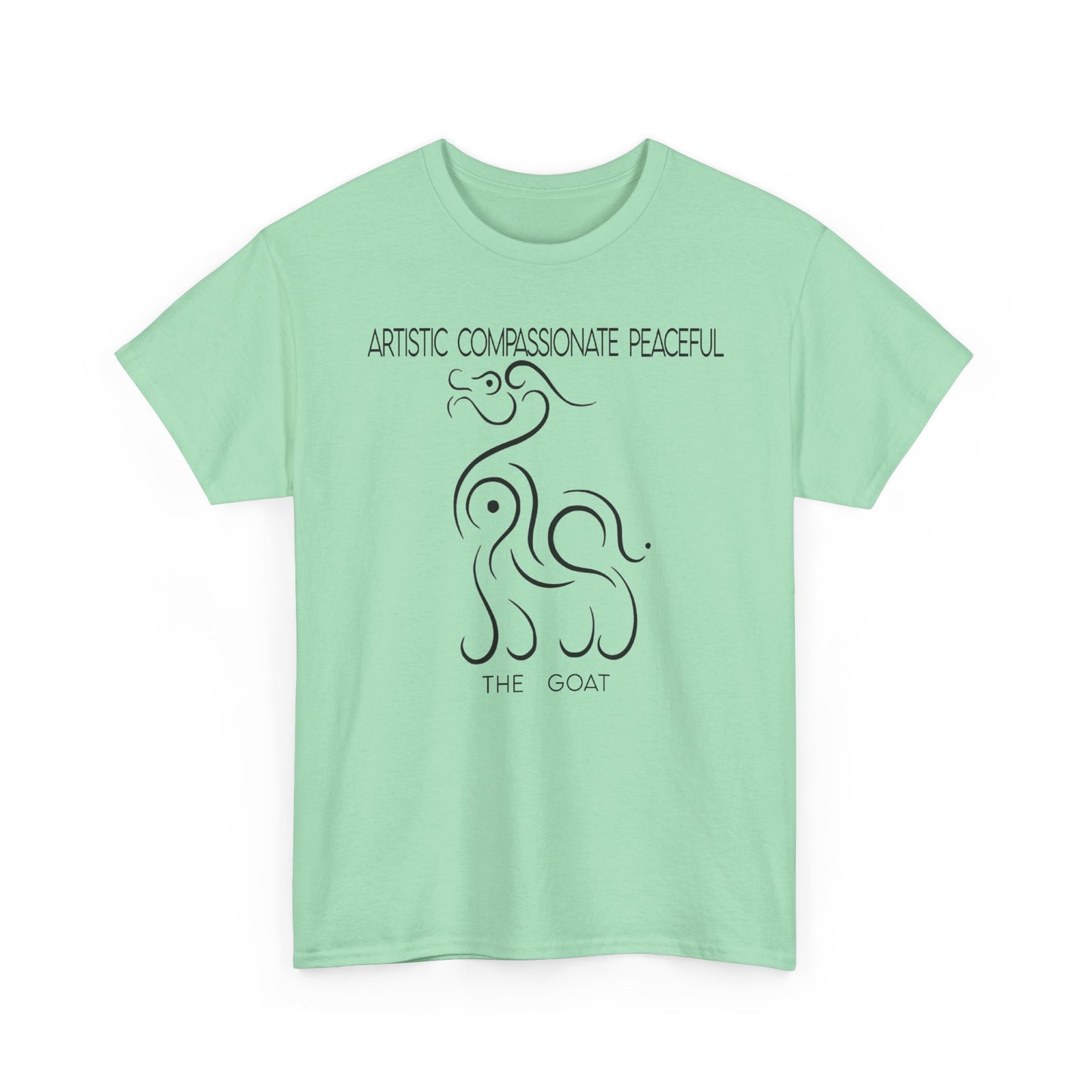Chinese Zodiac The Goat Tee, Positive Traits Of People Born On The Years Of Goat (1969, 1979, 1991, 2003, And 2015), Artistic And Peaceful