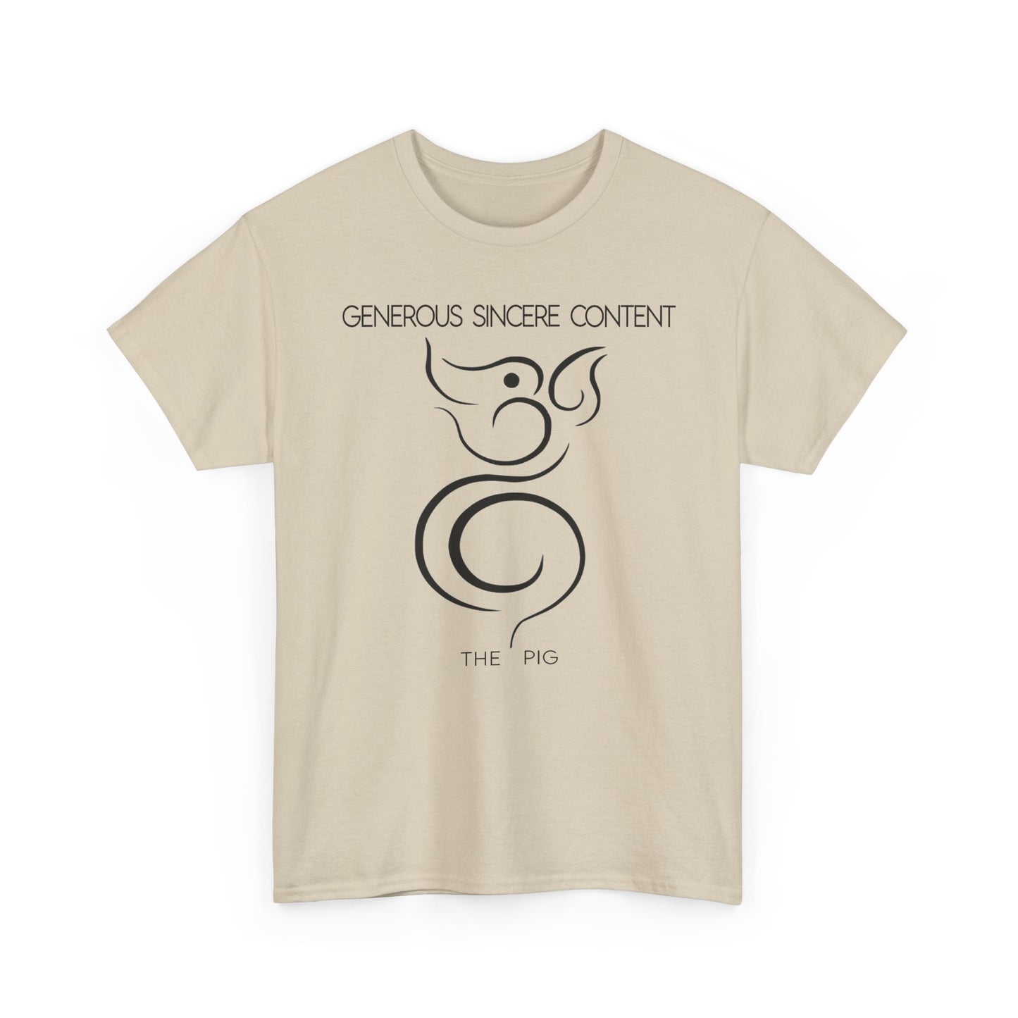 Chinese Zodiac The Pig Tee, Positive Traits Of People Born On The Years Of The Pig (1959, 1971, 1995, and 2007), Generous And Sincere