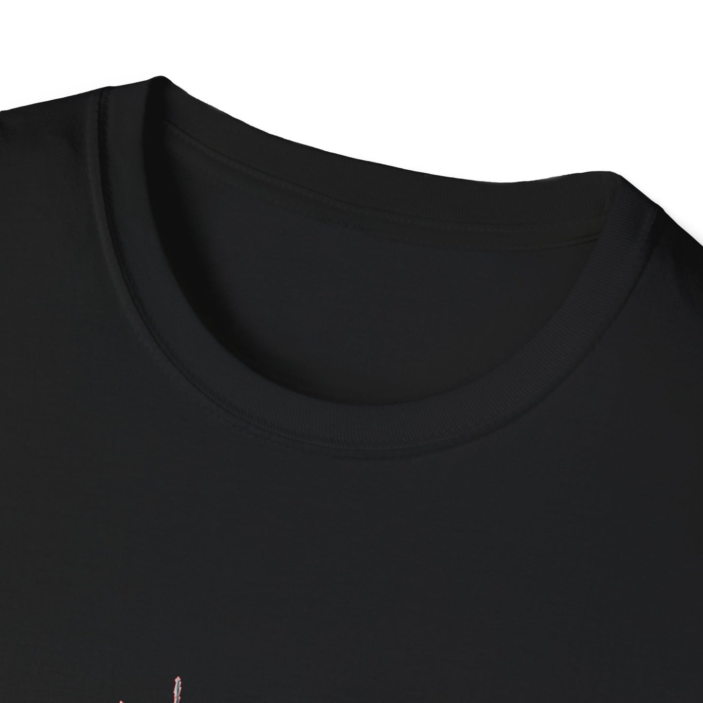 Cute Cat Face Unisex Soft-style T-Shirt, Scaredy Cat Face for Cat Ladies, Cat Moms and Cat Lovers Graphic Tee