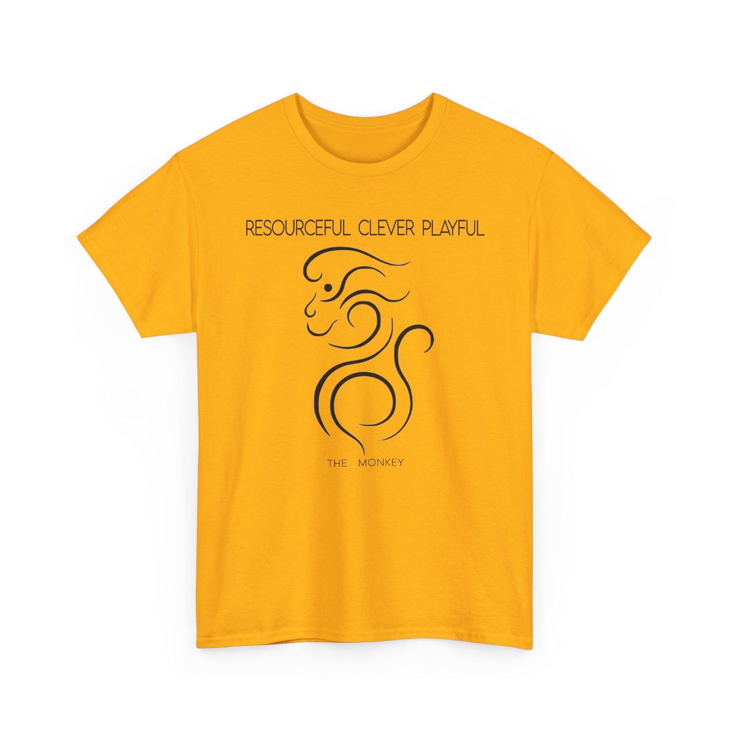 Chinese Zodiac The Monkey Tee, Positive Traits Of People Born On The Years Of Monkey (1968, 1980, 1992, 2004, And 2016), Clever, Resourceful