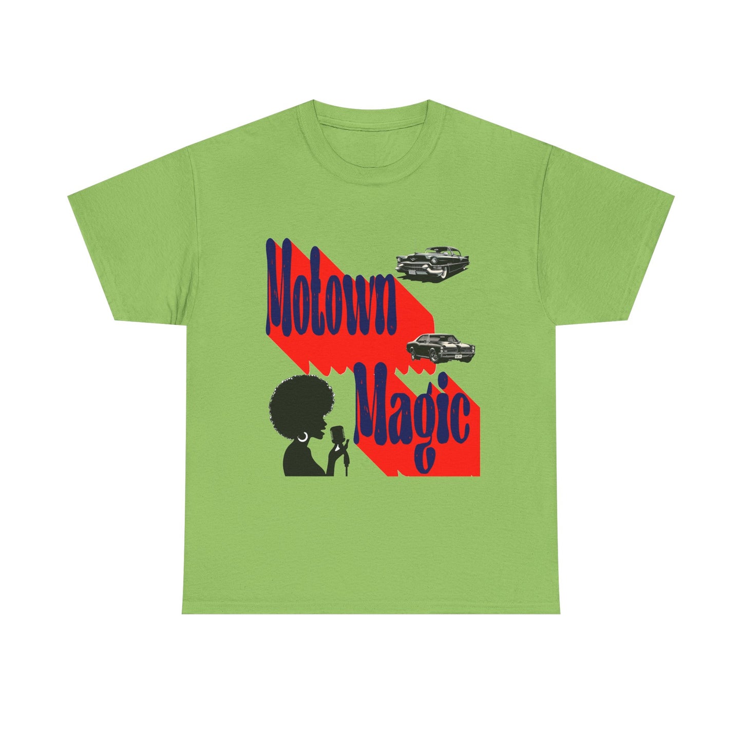 Music Nostalgia Unisex Cotton T-shirt, Motown Magic Vibe Top, Boho Style Spectacular Artistic Graphic Design shirt
