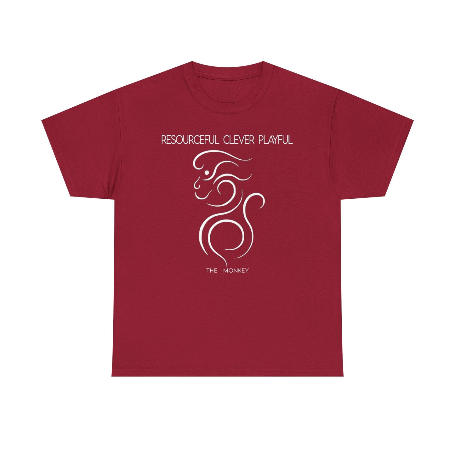Chinese Zodiac The Monkey Tee, Positive Traits Of People Born On The Years Of Monkey (1968, 1980, 1992, 2004, And 2016), Clever And Playful