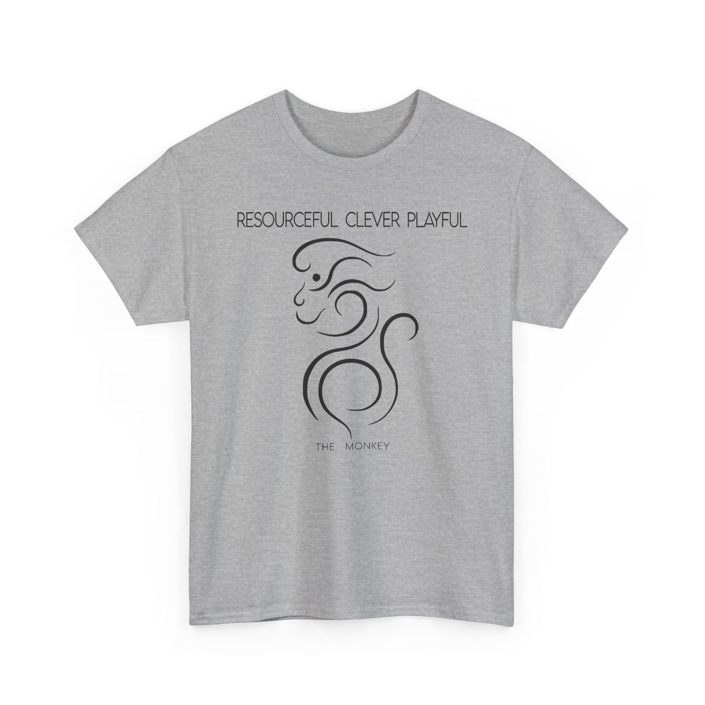 Chinese Zodiac The Monkey Tee, Positive Traits Of People Born On The Years Of Monkey (1968, 1980, 1992, 2004, And 2016), Clever, Resourceful