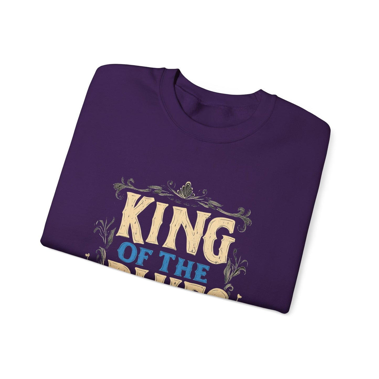 King of the Blues Sweatshirt, Music Nostalgia Crewneck, Rhythm and Blues Jumper, Unisex Band Merch, Blues Music Apparel