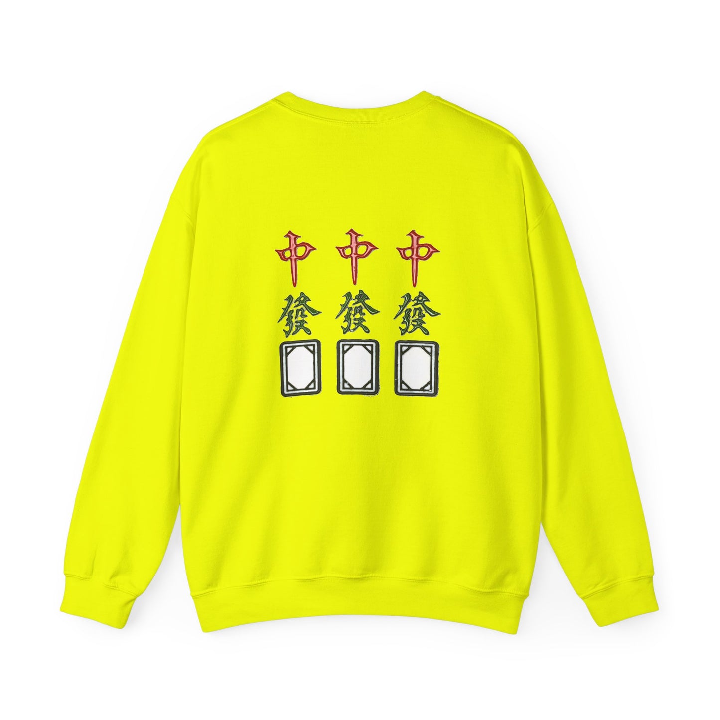 Gambler's Metaphor Mahjong Tiles Unisex Sweatshirt, Dragon Winds Dice Design, Mahjong Enthusiast Gift, Cozy Jumper, Gamer Apparel