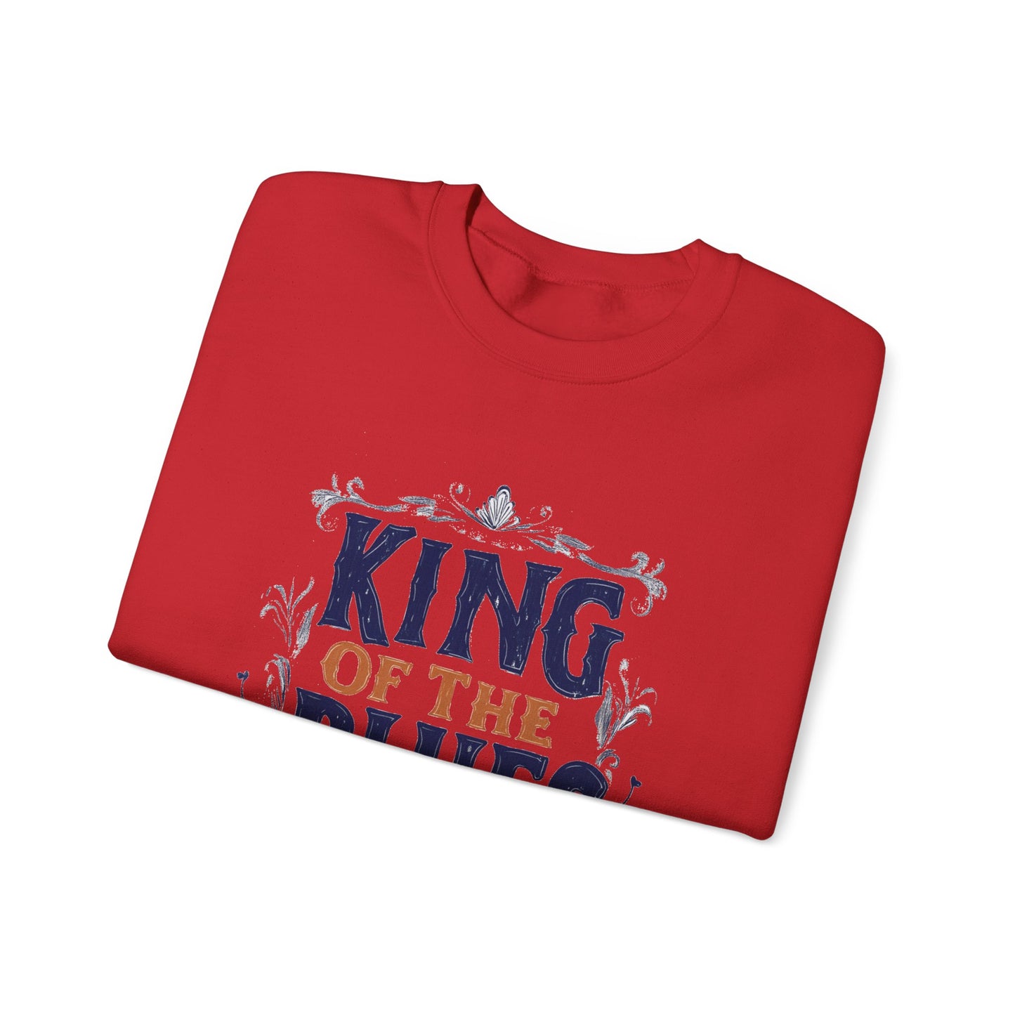 King of the Blues Sweatshirt, Music Nostalgia Crewneck, Rhythm and Blues Jumper, Unisex Band Merch, Blues Music Apparel
