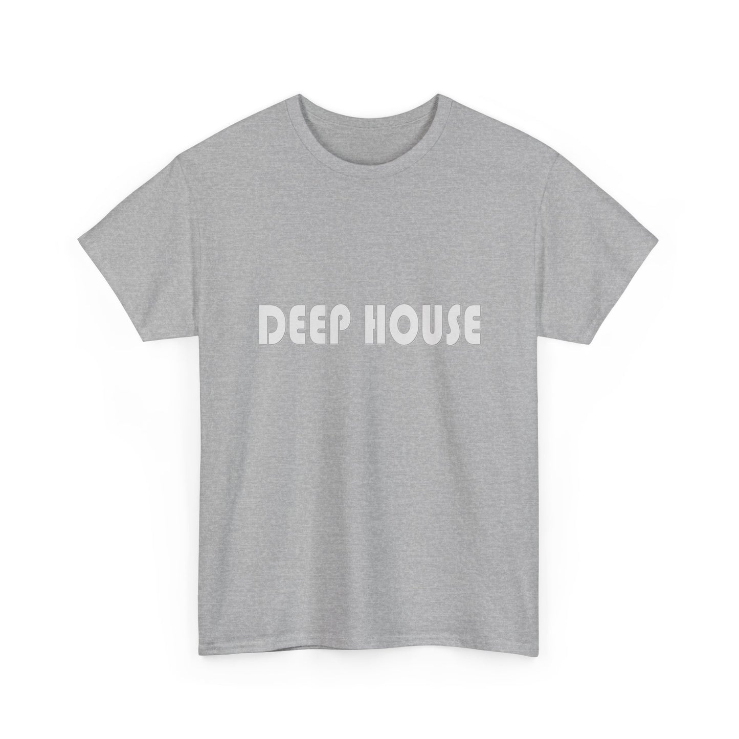 Deep House Music Genre Unisex Tee, Typographic Young Vibe Shirt, DJ Gift, Music Lover, Festival Top, Musician Apparel, Rave Clothing
