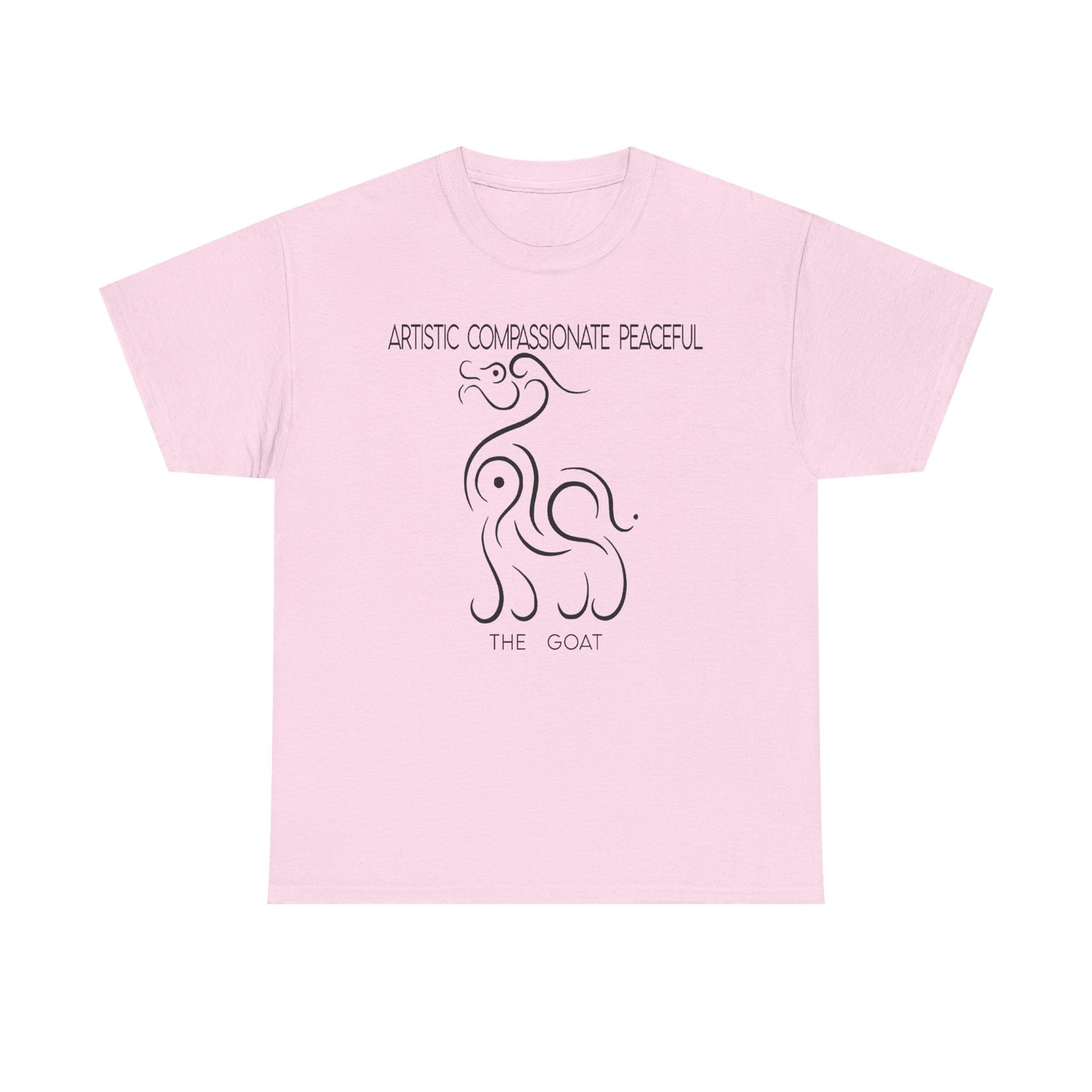 Chinese Zodiac The Goat Tee, Positive Traits Of People Born On The Years Of Goat (1969, 1979, 1991, 2003, And 2015), Artistic And Peaceful