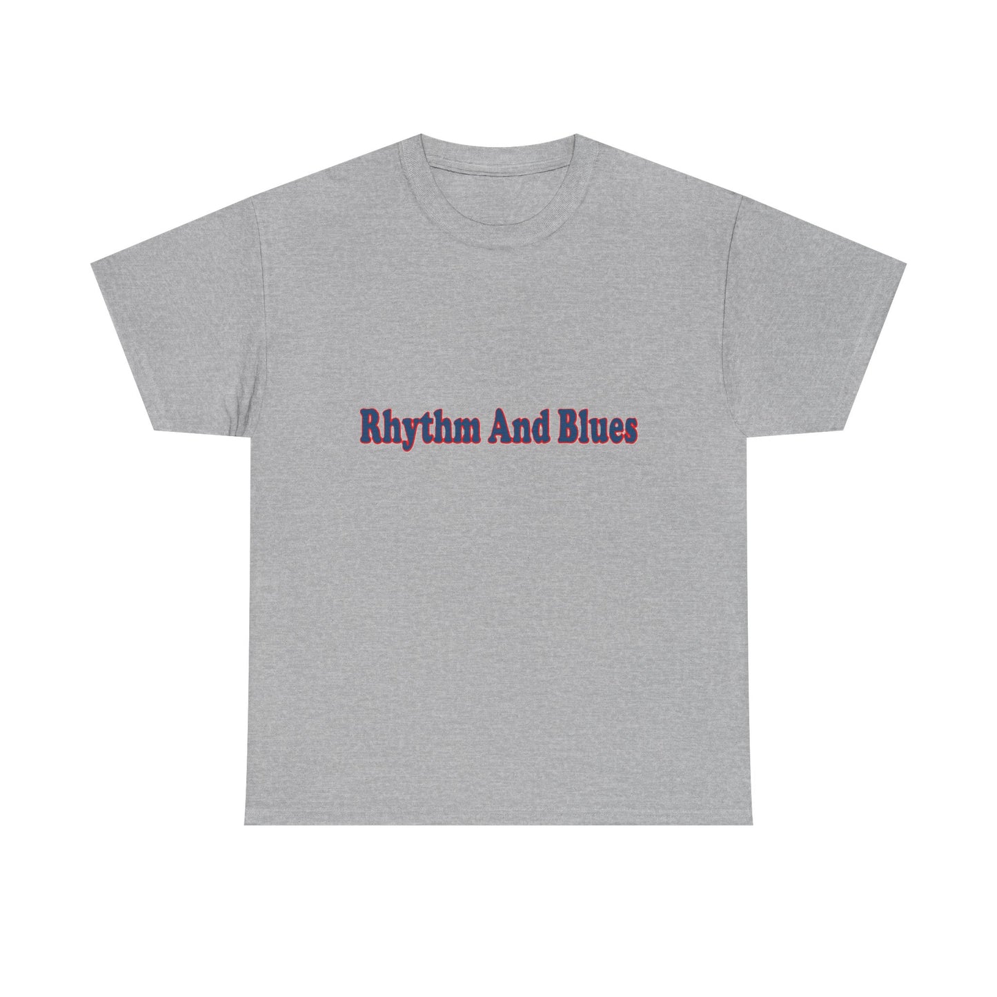 Music Nostalgia Rhythm And Blues Unisex Cotton Shirt, Colorful Boho and Hippie Style Top, Artistic Typographic Design Shirt
