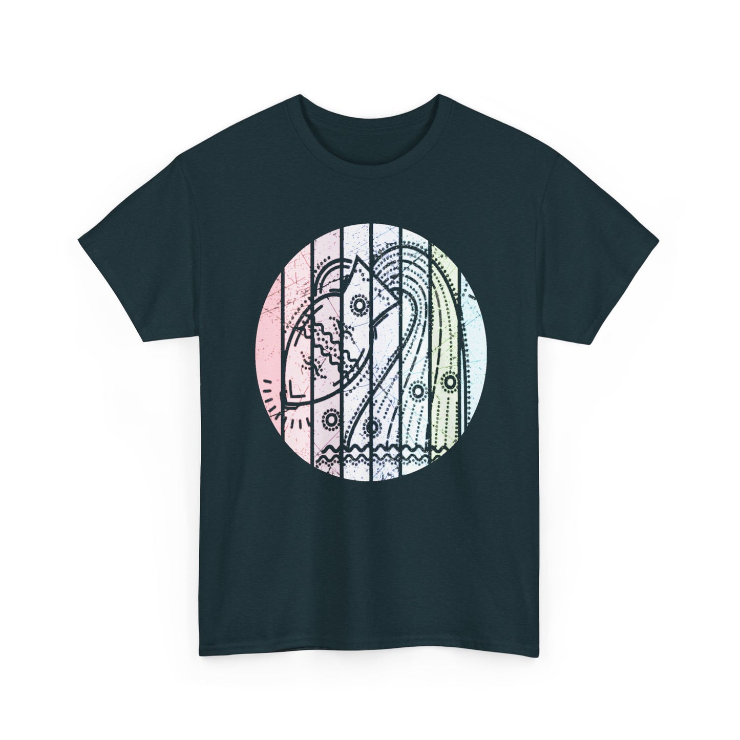 Astrology Zodiac Sign Aquarius Tee, Retro Design, Unisex T-Shirt, Horoscope Tee, Birthday Gift, Unique Tee, Gift For Astrology Enthusiast