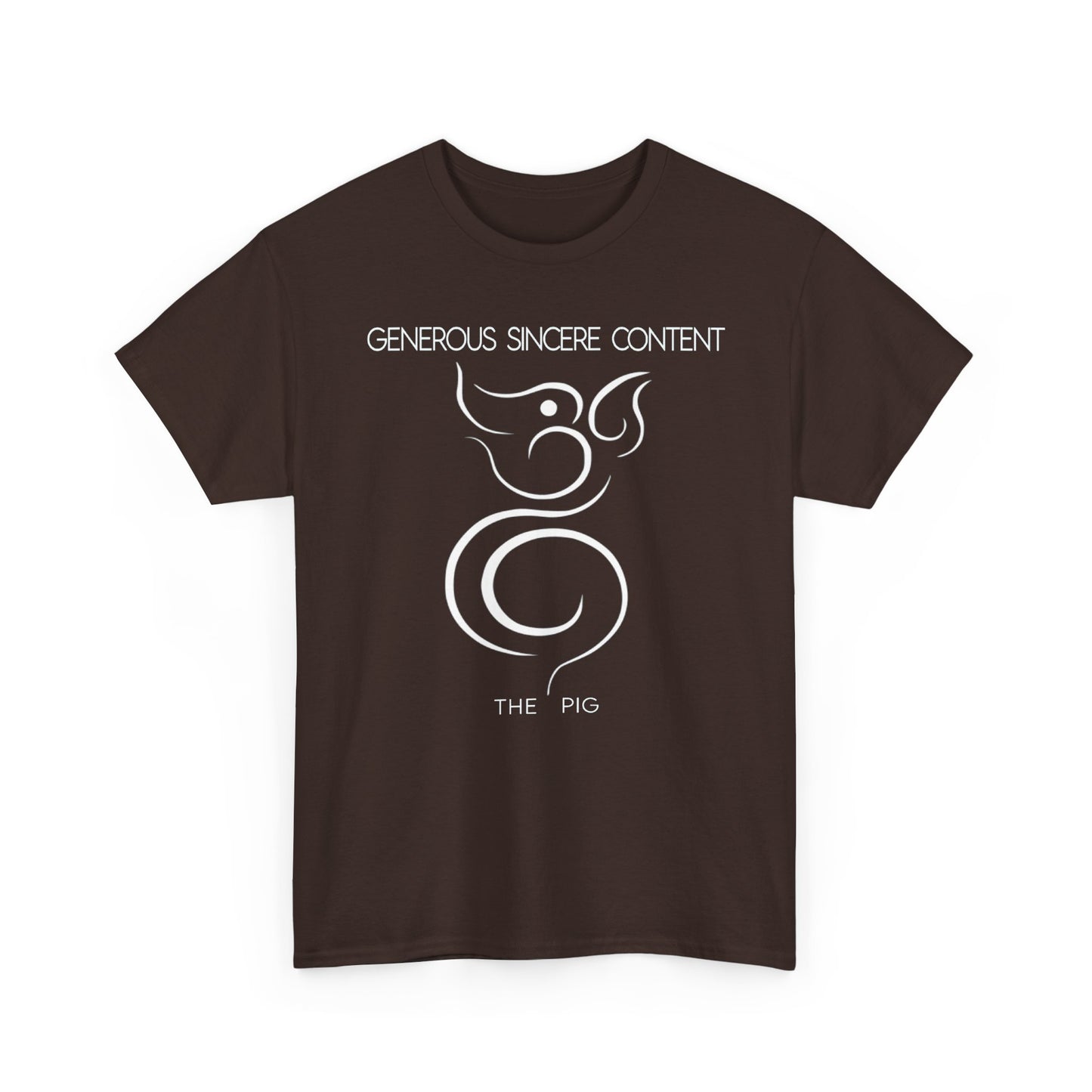 Chinese Zodiac The Pig Tee , Positive Traits Of People Born On The Years Of The Pig (1959, 1971, 1983, 1995, And 2007), Generous And Content