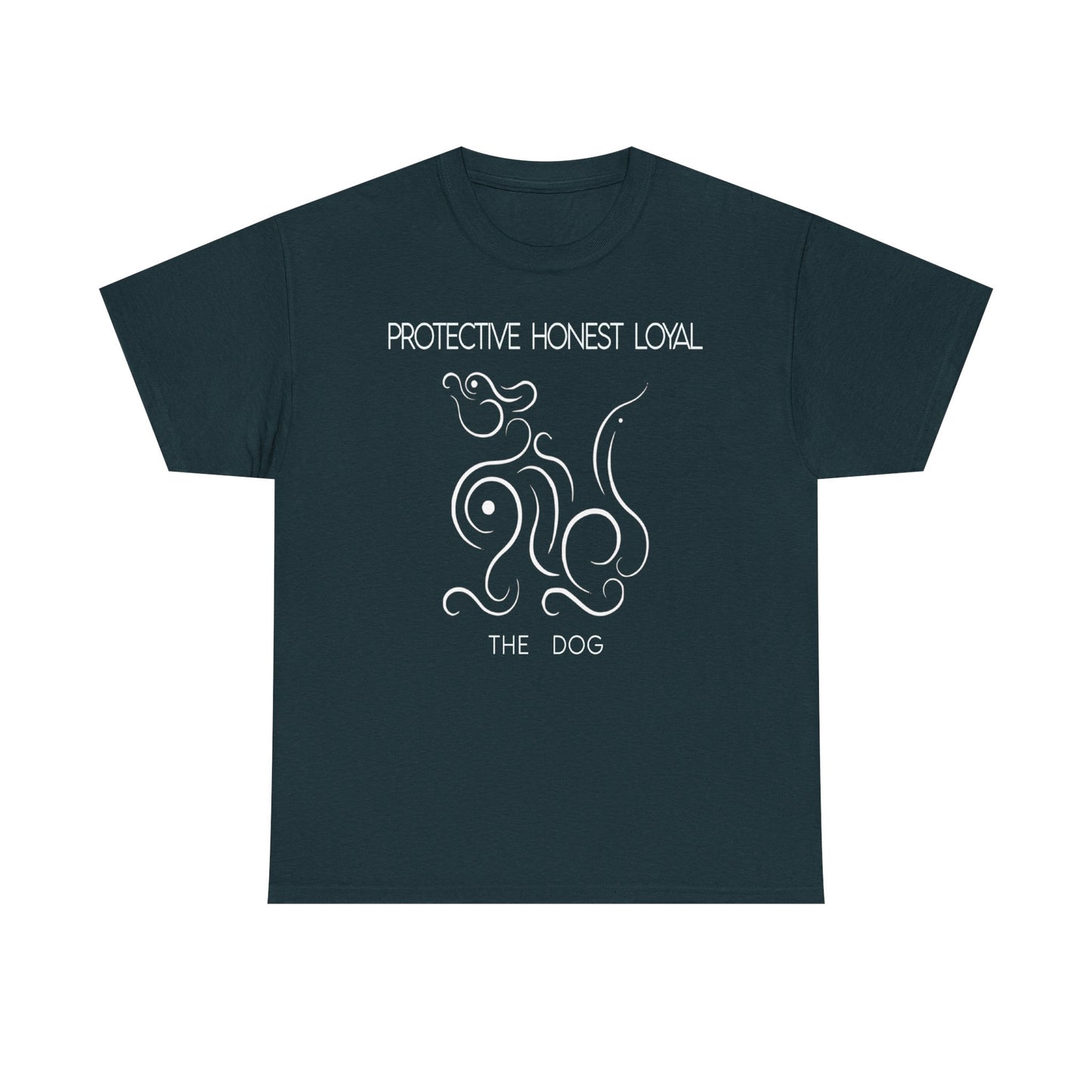 Chinese Zodiac The Dog Tee, Positive Traits Of People Born On The Years Of The Dog (1958, 1970, 1982, 1994, And 2006), Protective, Loyal