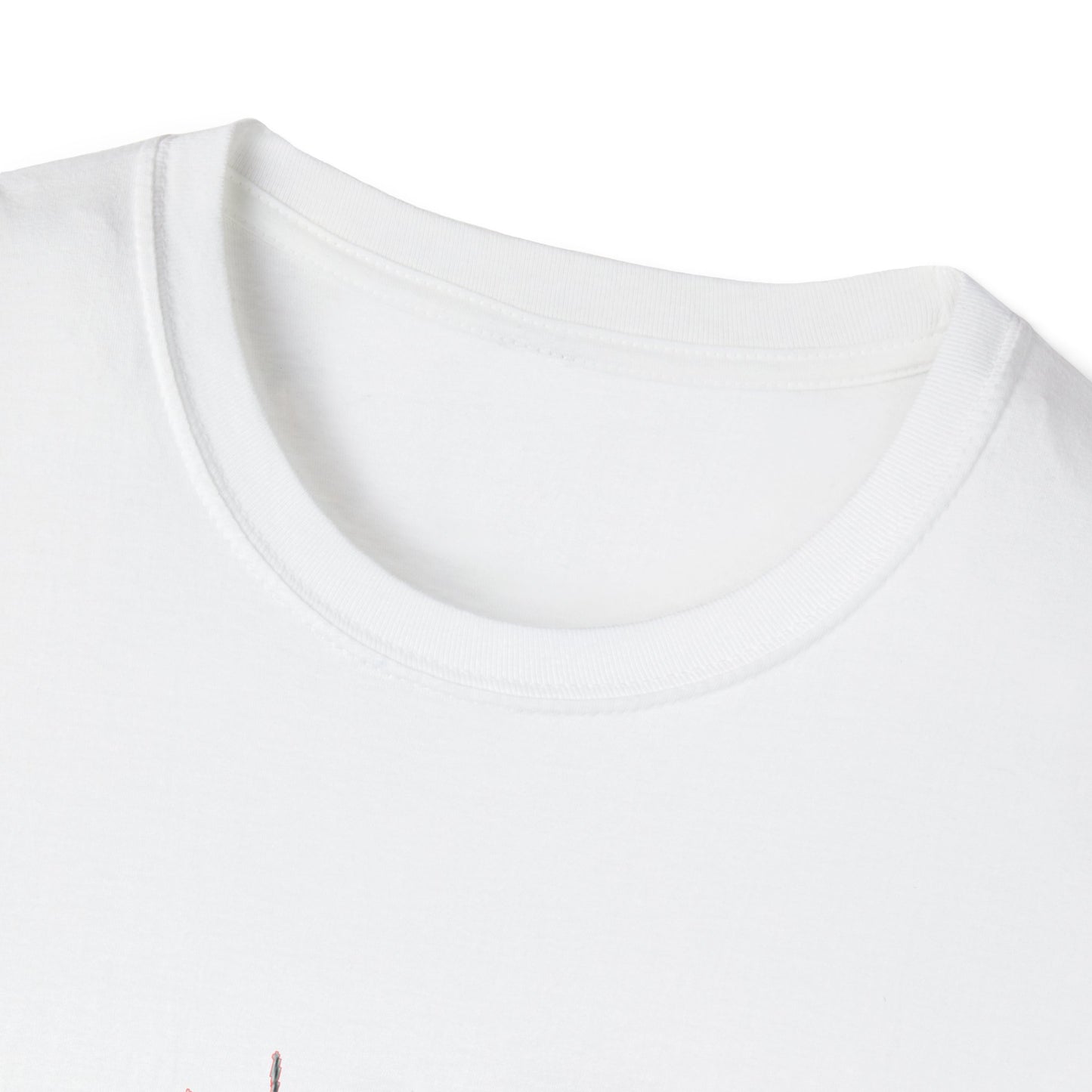 Cute Cat Face Unisex Soft-style T-Shirt, Scaredy Cat Face for Cat Ladies, Cat Moms and Cat Lovers Graphic Tee