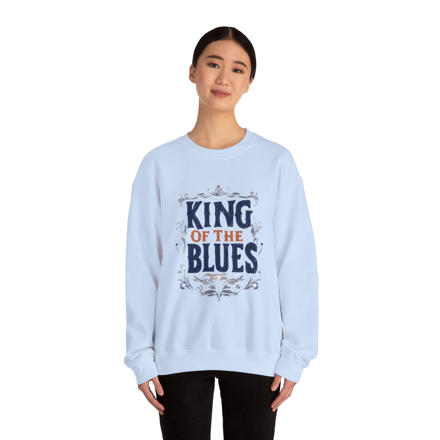 King of the Blues Sweatshirt, Music Nostalgia Crewneck, Rhythm and Blues Jumper, Unisex Band Merch, Blues Music Apparel