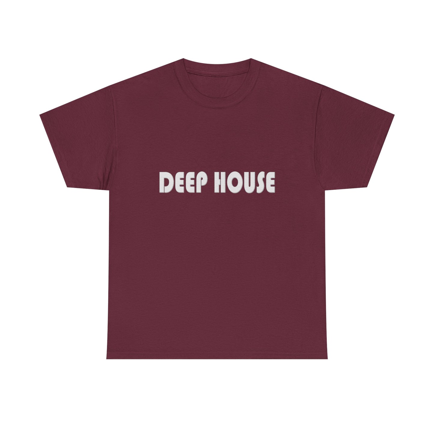 Deep House Music Genre Unisex Tee, Typographic Young Vibe Shirt, DJ Gift, Music Lover, Festival Top, Musician Apparel, Rave Clothing