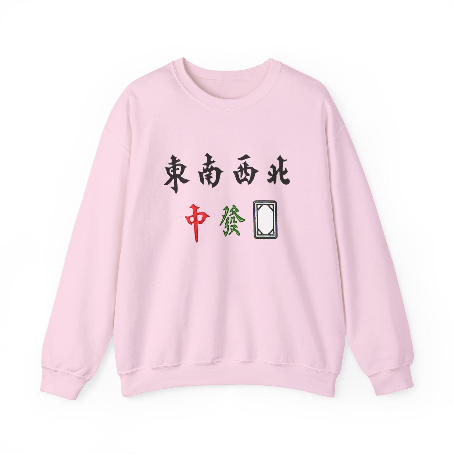 Mahjong Inspired Sweatshirt, Asian Tile Game Apparel, 4 Winds & 3 Dragons Design, 4 Seasons Flowers Shirt, Gift for Gamers, Unisex Jumper,